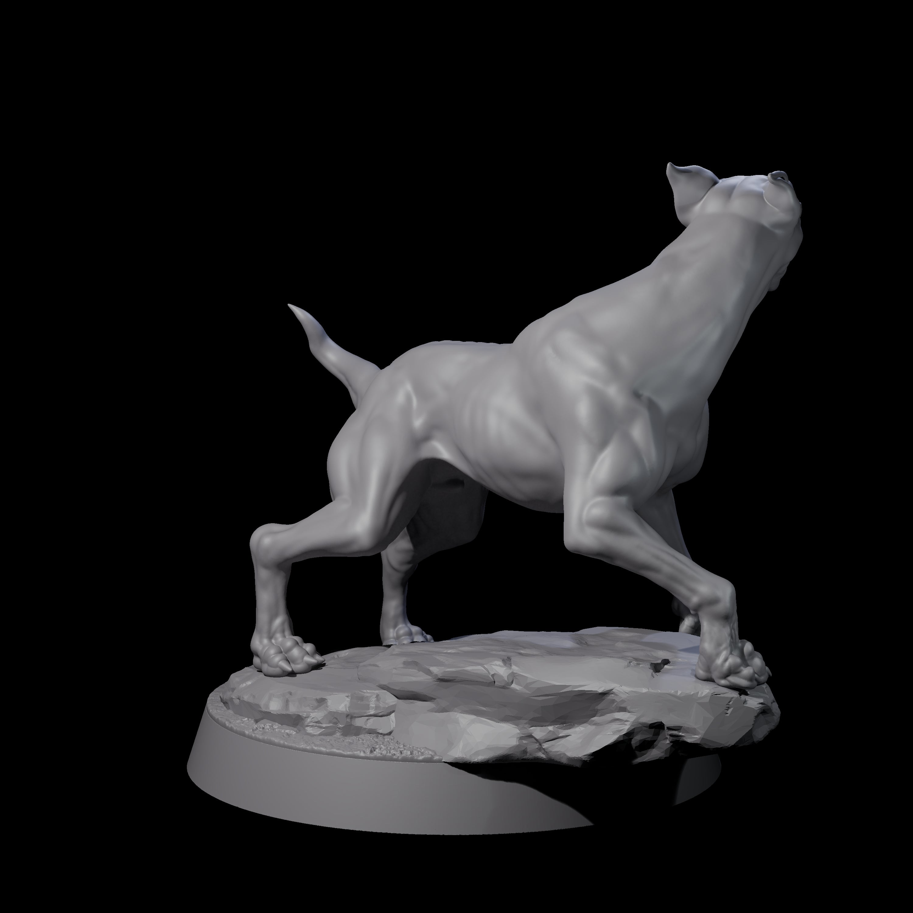 Barking Dog Miniature for Dungeons and Dragons, Pathfinder or other TTRPGs