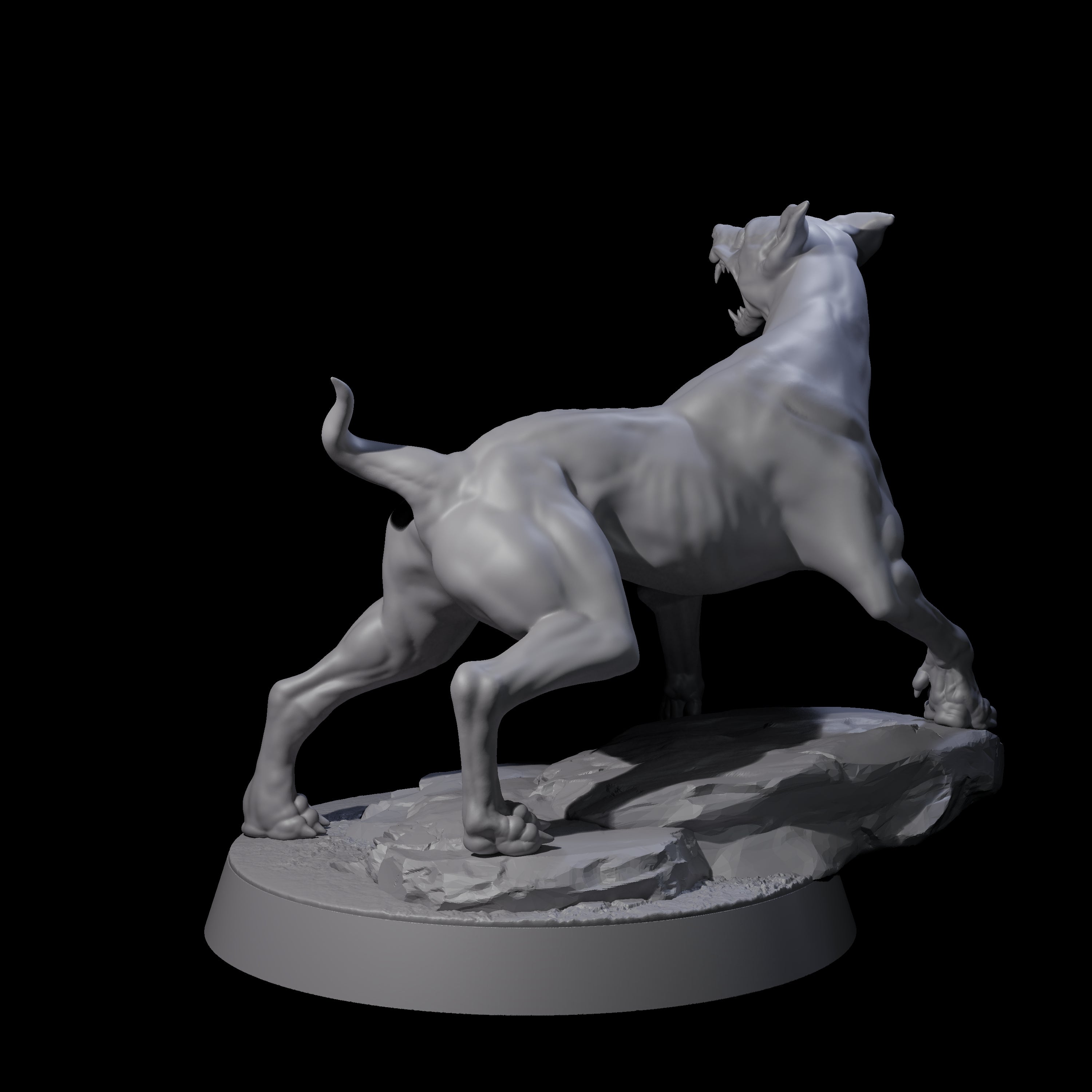 Barking Dog Miniature for Dungeons and Dragons, Pathfinder or other TTRPGs