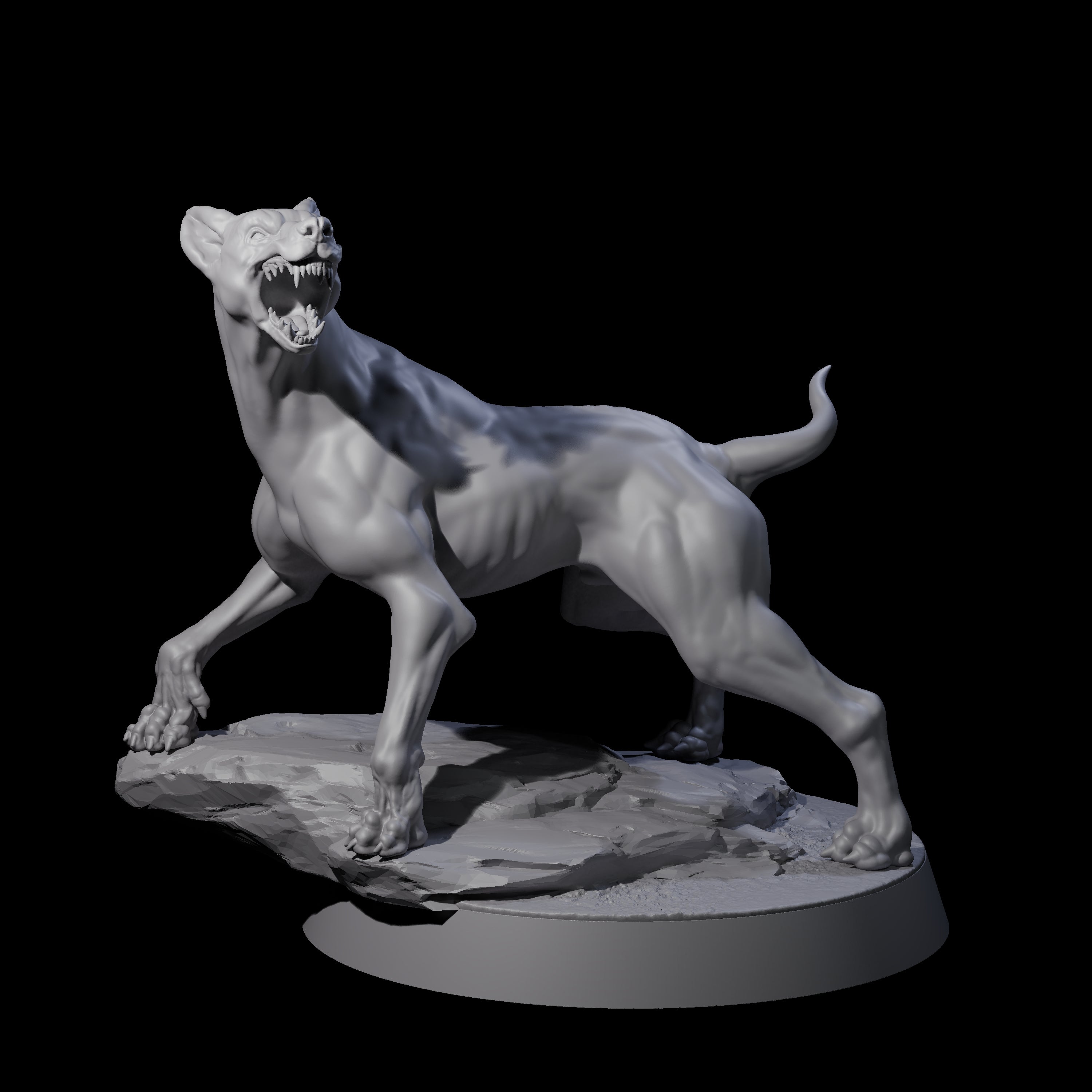 Barking Dog Miniature for Dungeons and Dragons, Pathfinder or other TTRPGs