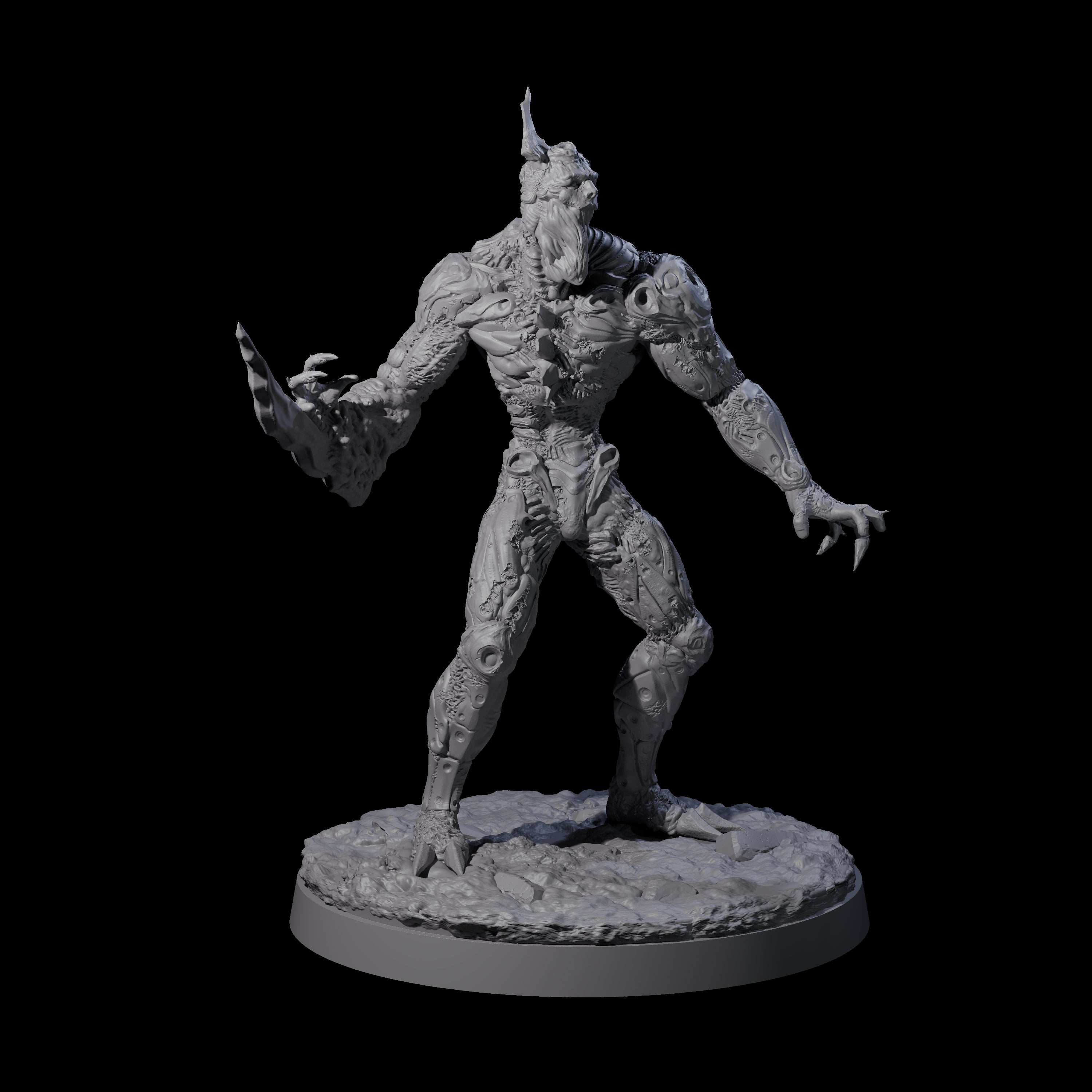 Barky Hive Guardian A Miniature for Dungeons and Dragons, Pathfinder or other TTRPGs