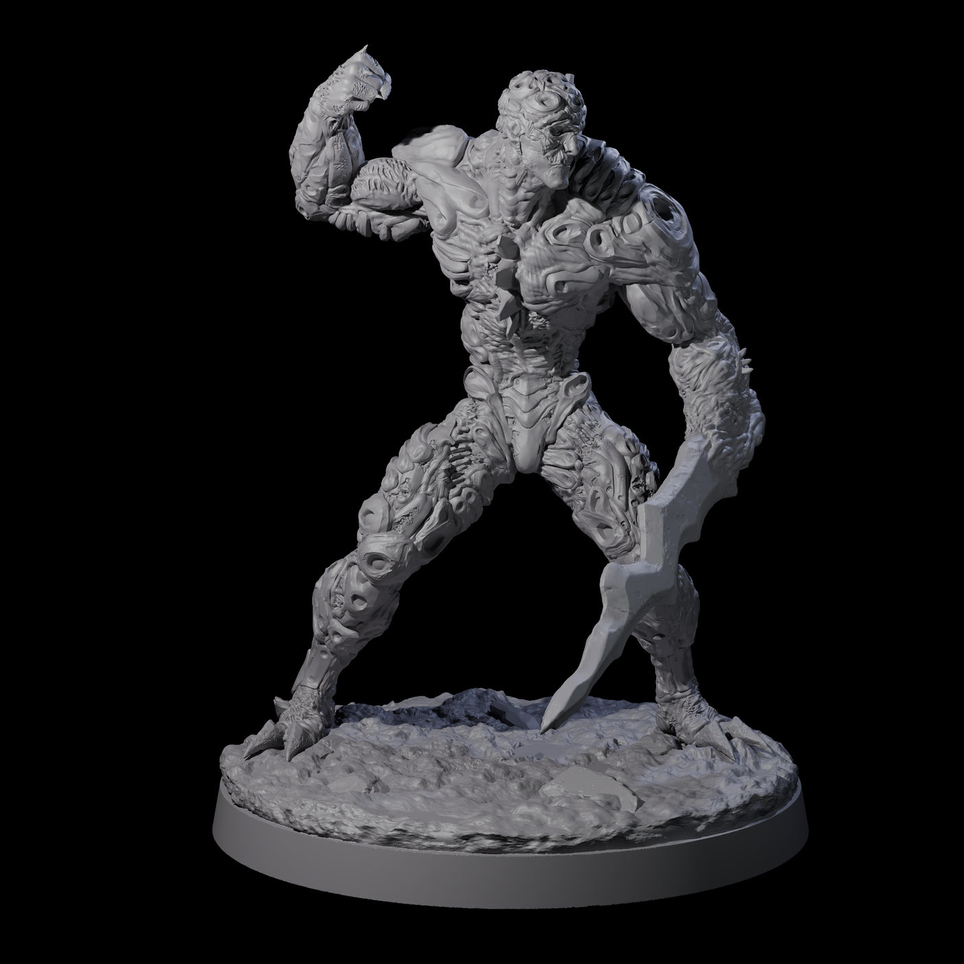 Barky Hive Guardian B Miniature for Dungeons and Dragons, Pathfinder or other TTRPGs