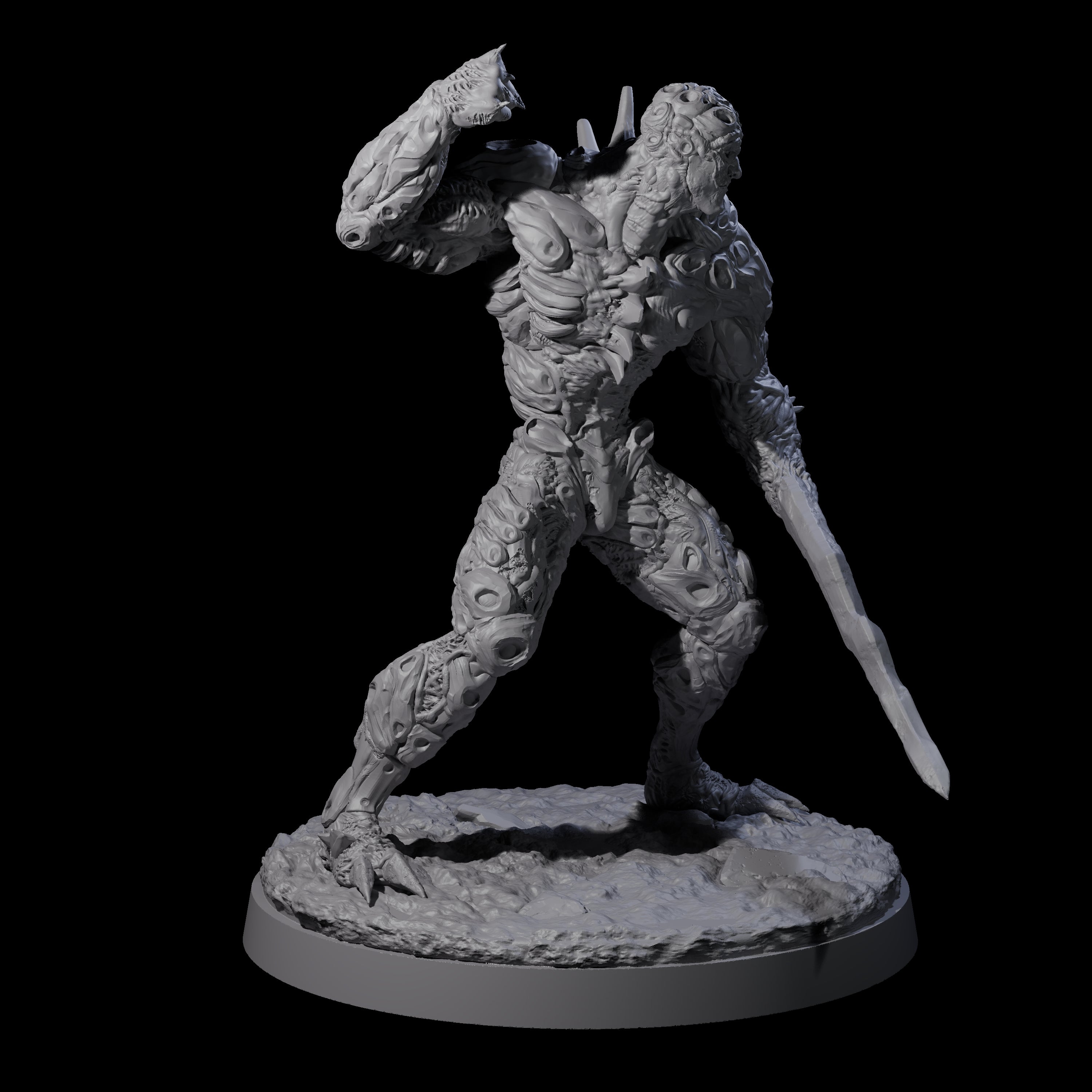 Barky Hive Guardian B Miniature for Dungeons and Dragons, Pathfinder or other TTRPGs