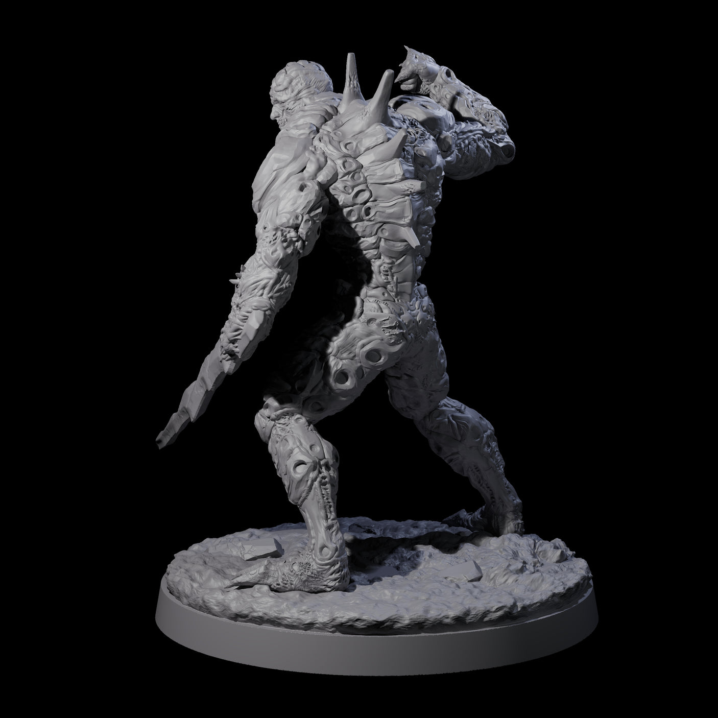 Barky Hive Guardian B Miniature for Dungeons and Dragons, Pathfinder or other TTRPGs