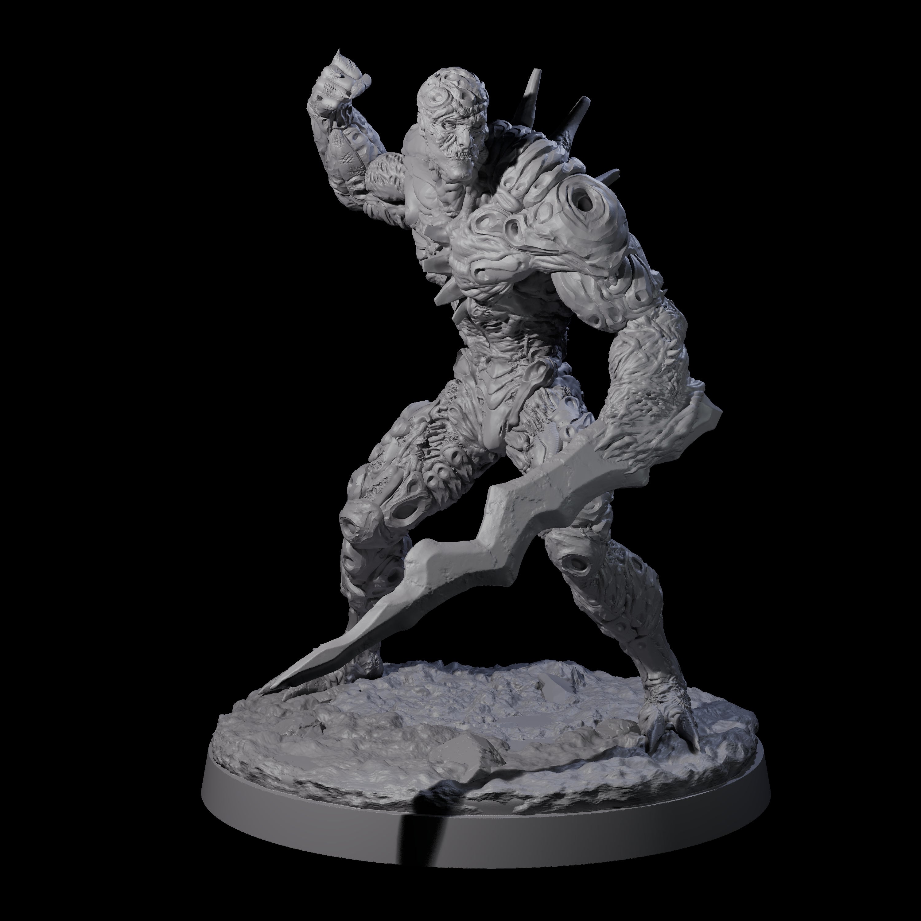 Barky Hive Guardian B Miniature for Dungeons and Dragons, Pathfinder or other TTRPGs