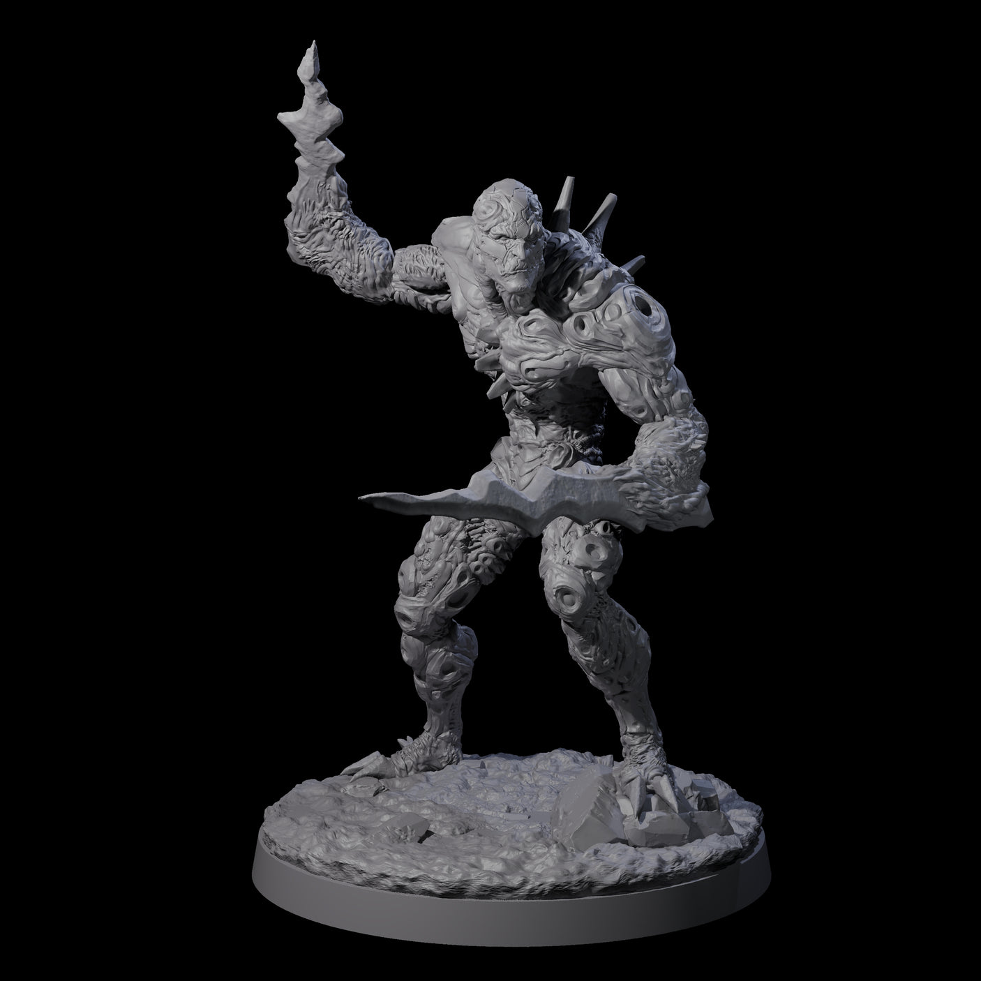 Barky Hive Guardian C Miniature for Dungeons and Dragons, Pathfinder or other TTRPGs