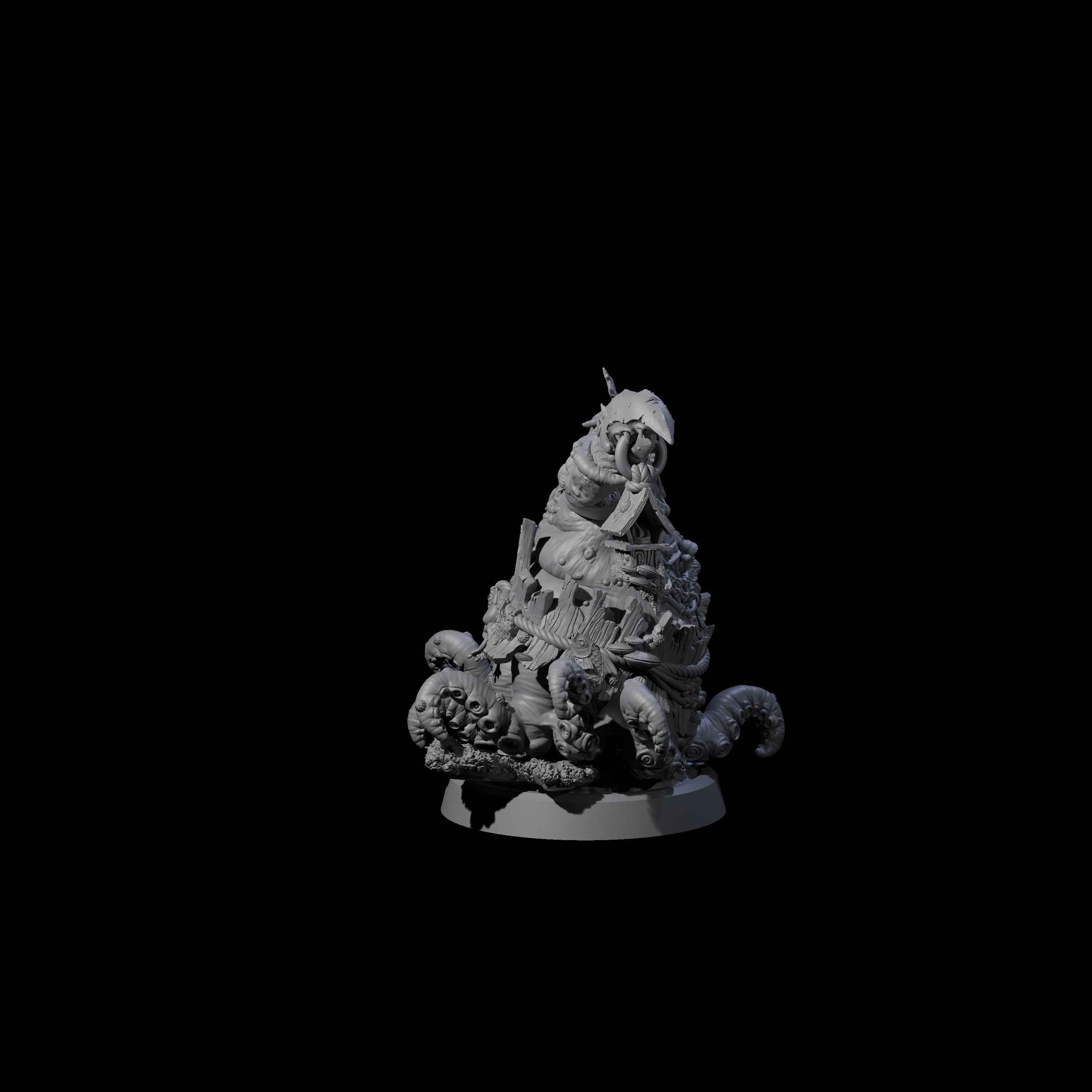 Barnacle Encrusted Sea Hag Miniature for Dungeons and Dragons, Pathfinder or other TTRPGs