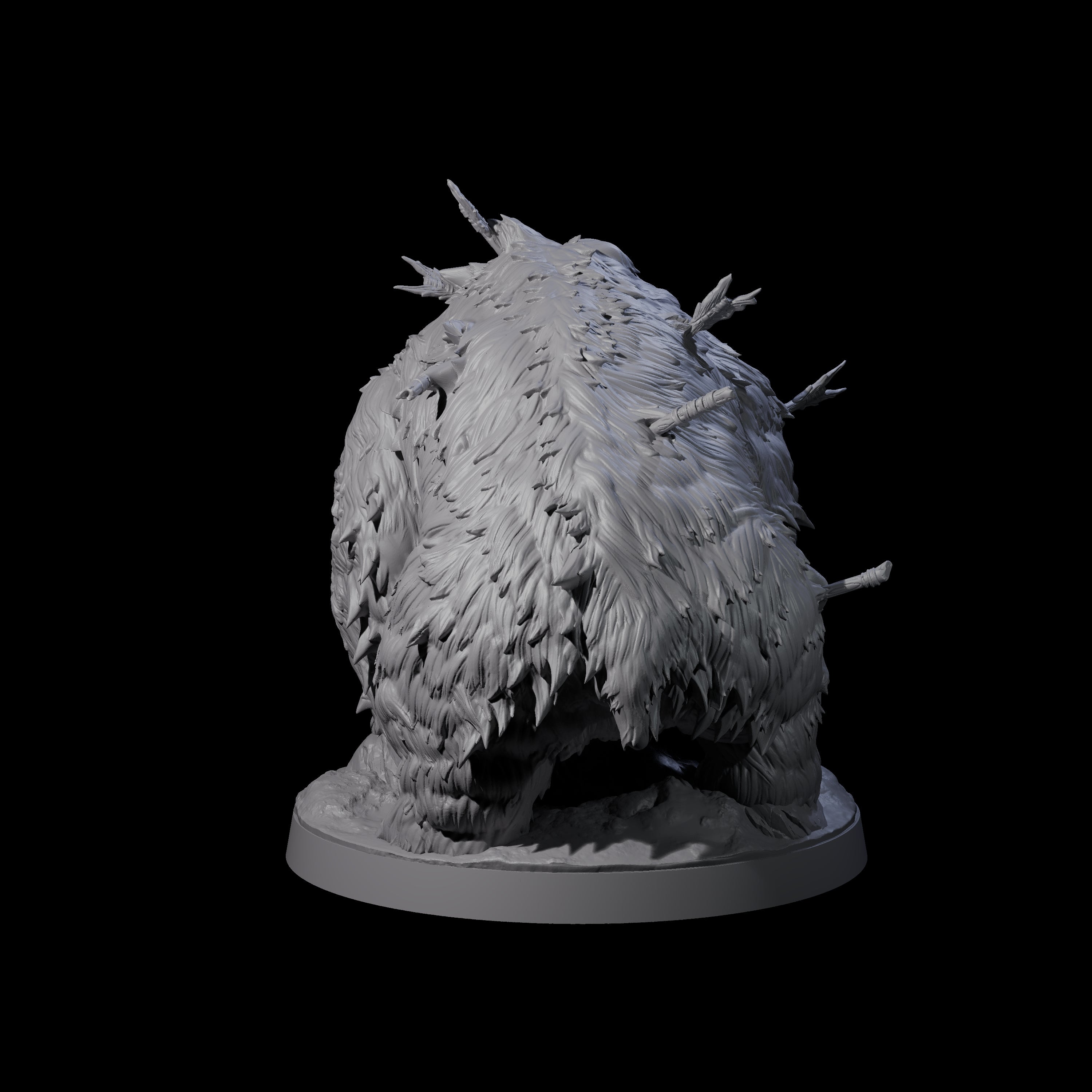 Battle Hardened Dire Bear A Miniature for Dungeons and Dragons, Pathfinder or other TTRPGs