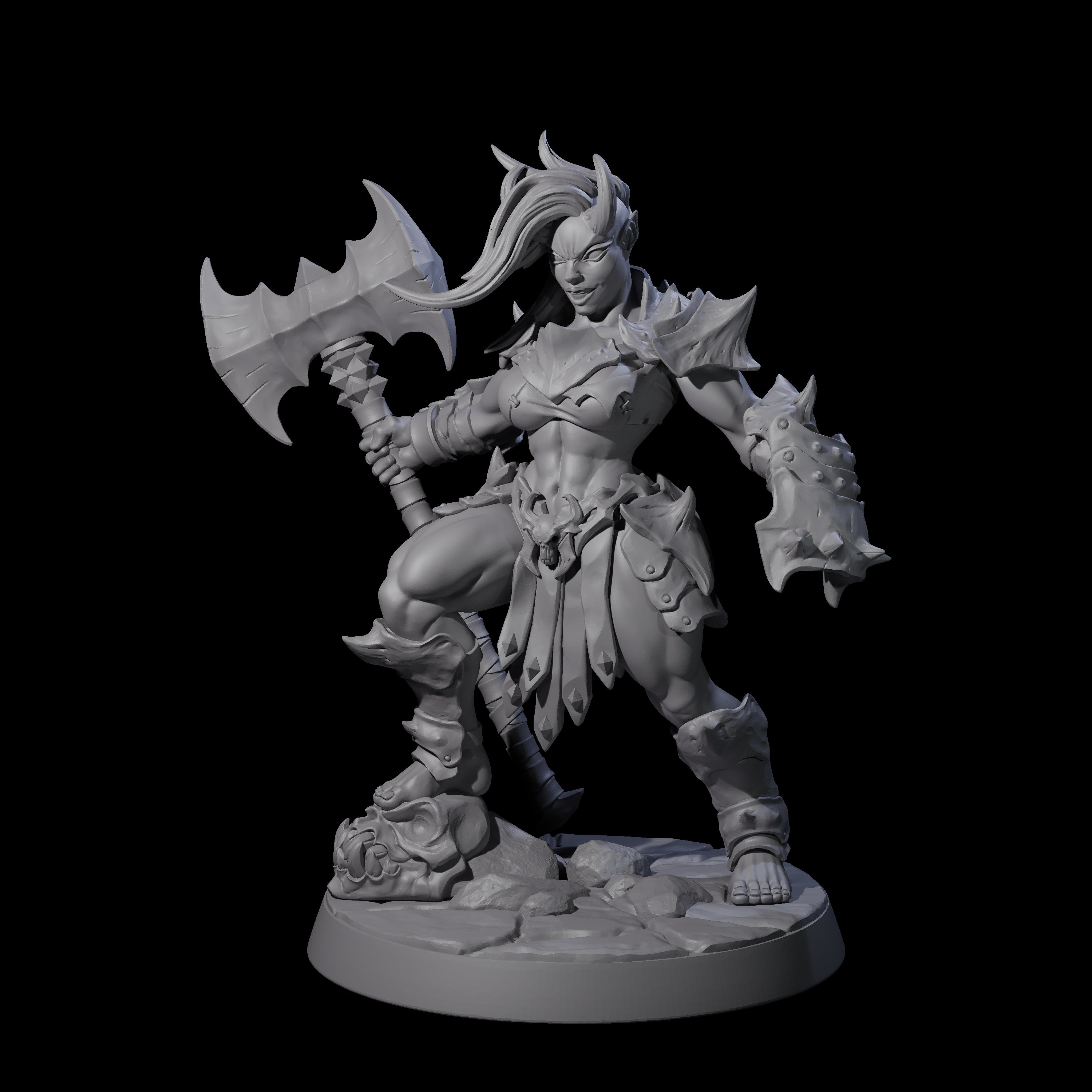 Battle Ready Succubus Miniature for Dungeons and Dragons, Pathfinder or other TTRPGs