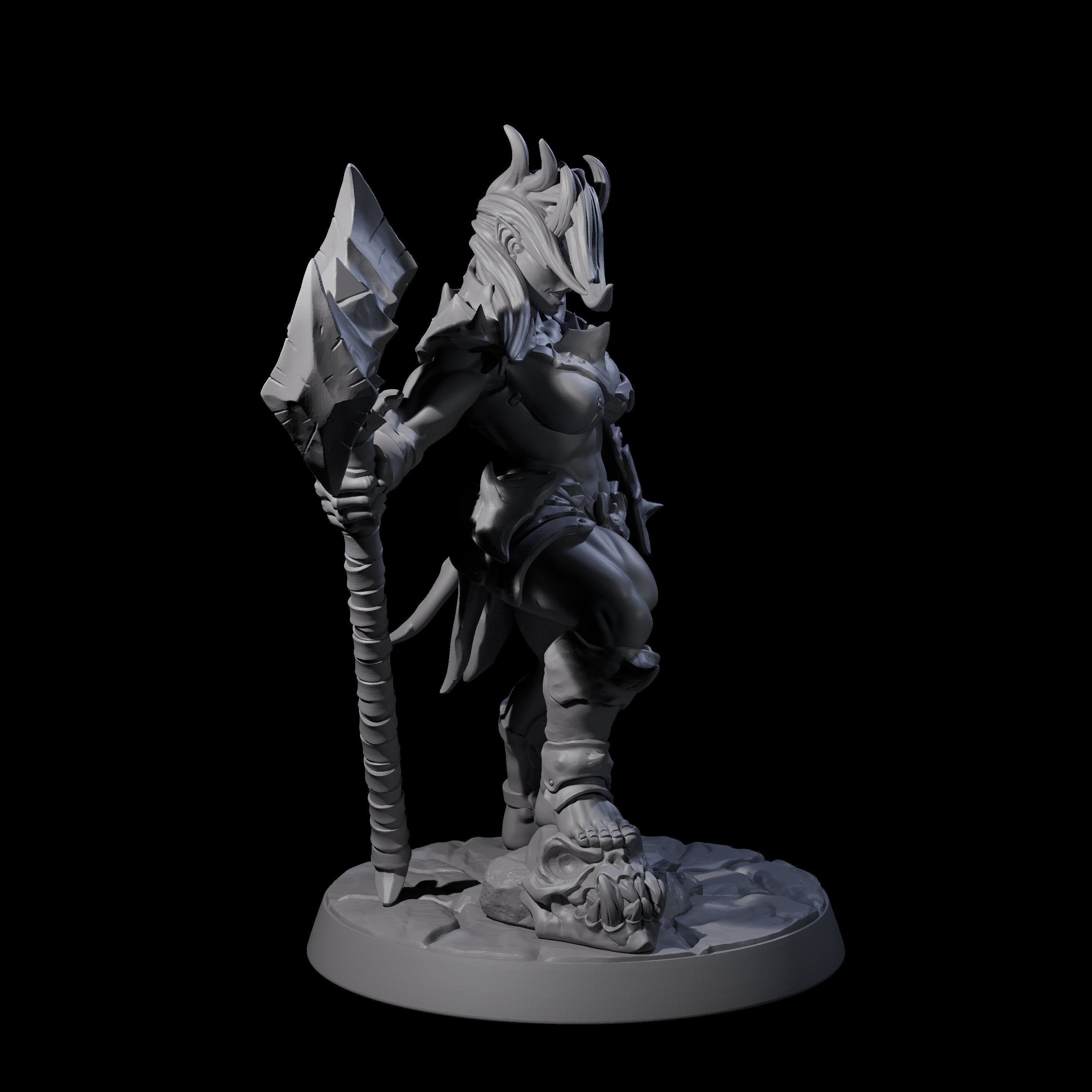 Battle Ready Succubus Miniature for Dungeons and Dragons, Pathfinder or other TTRPGs