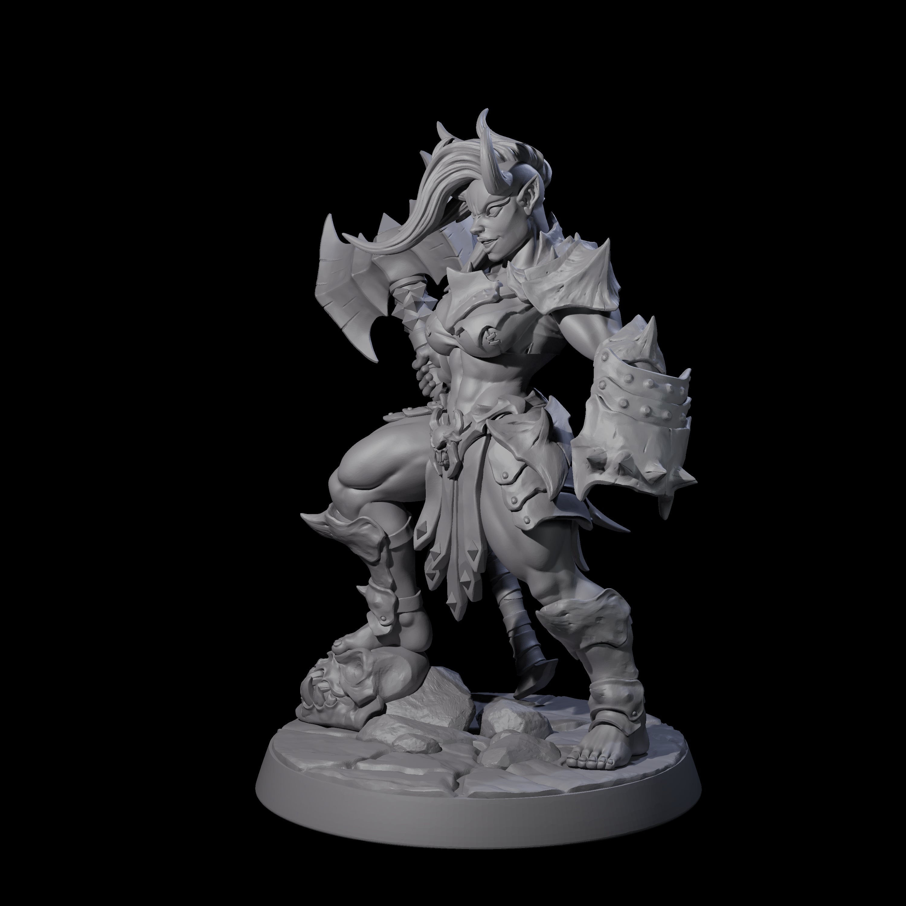 Battle Ready Succubus Miniature for Dungeons and Dragons, Pathfinder or other TTRPGs