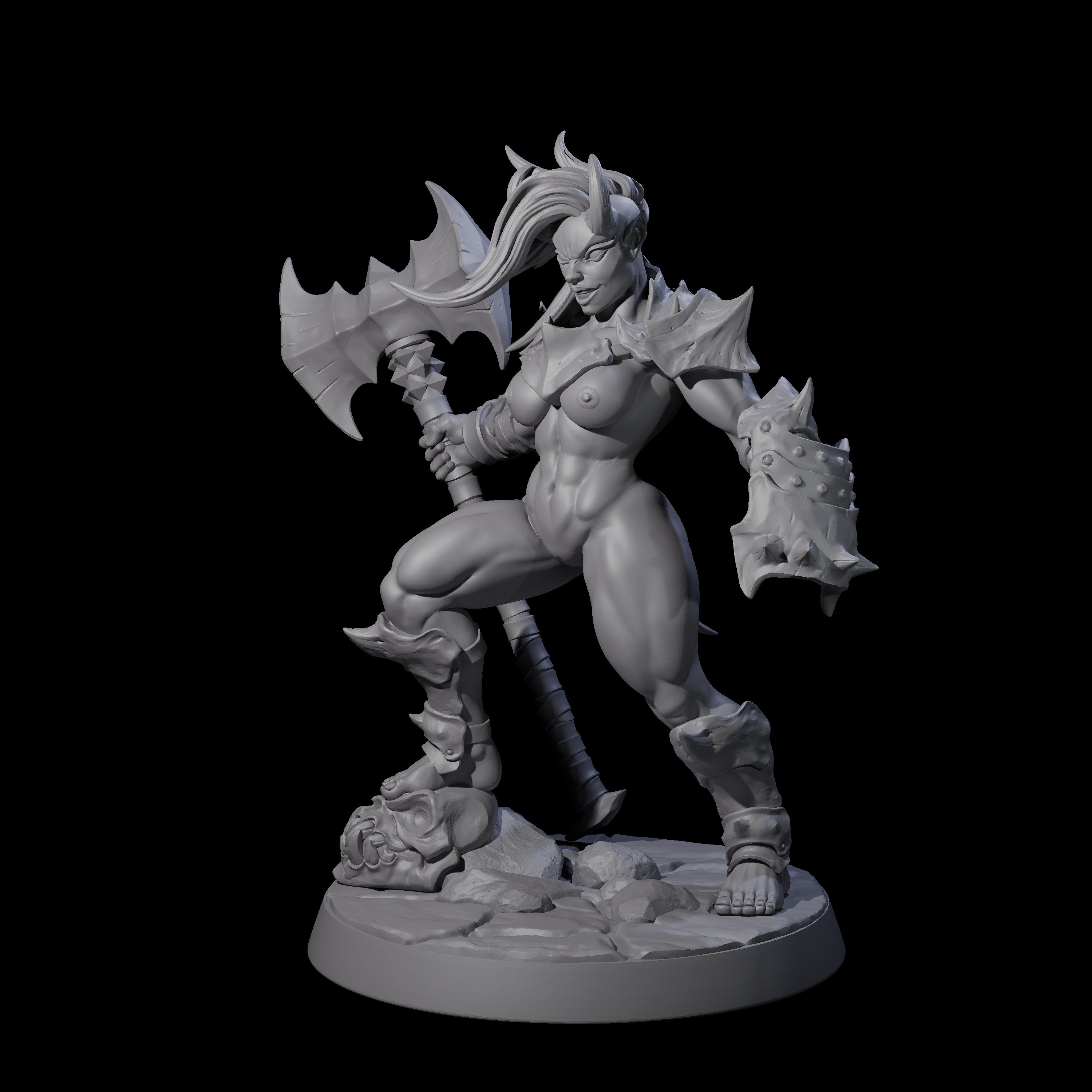Battle Ready Succubus Miniature for Dungeons and Dragons, Pathfinder or other TTRPGs