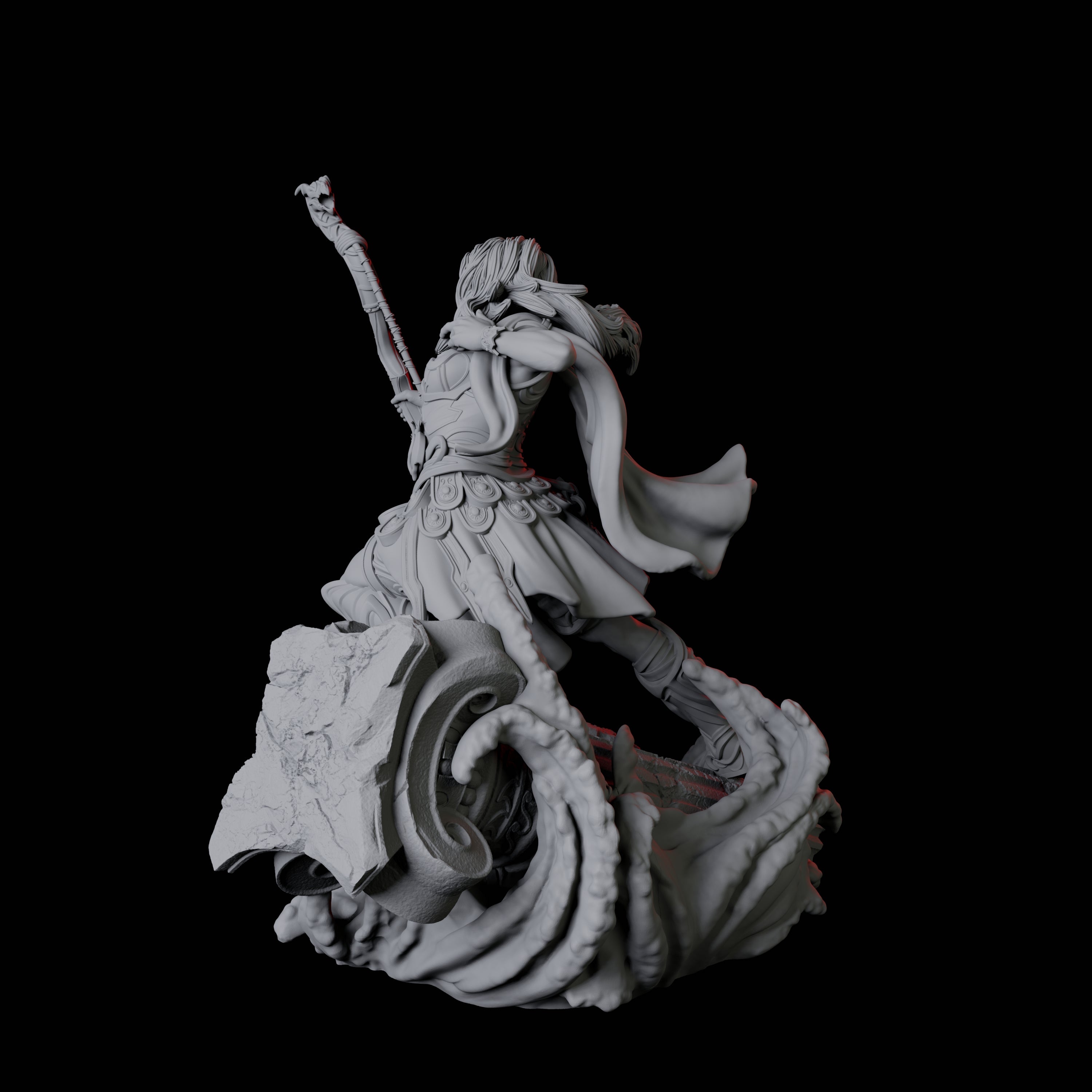 Battlemaiden Giantess A Miniature for Dungeons and Dragons, Pathfinder or other TTRPGs