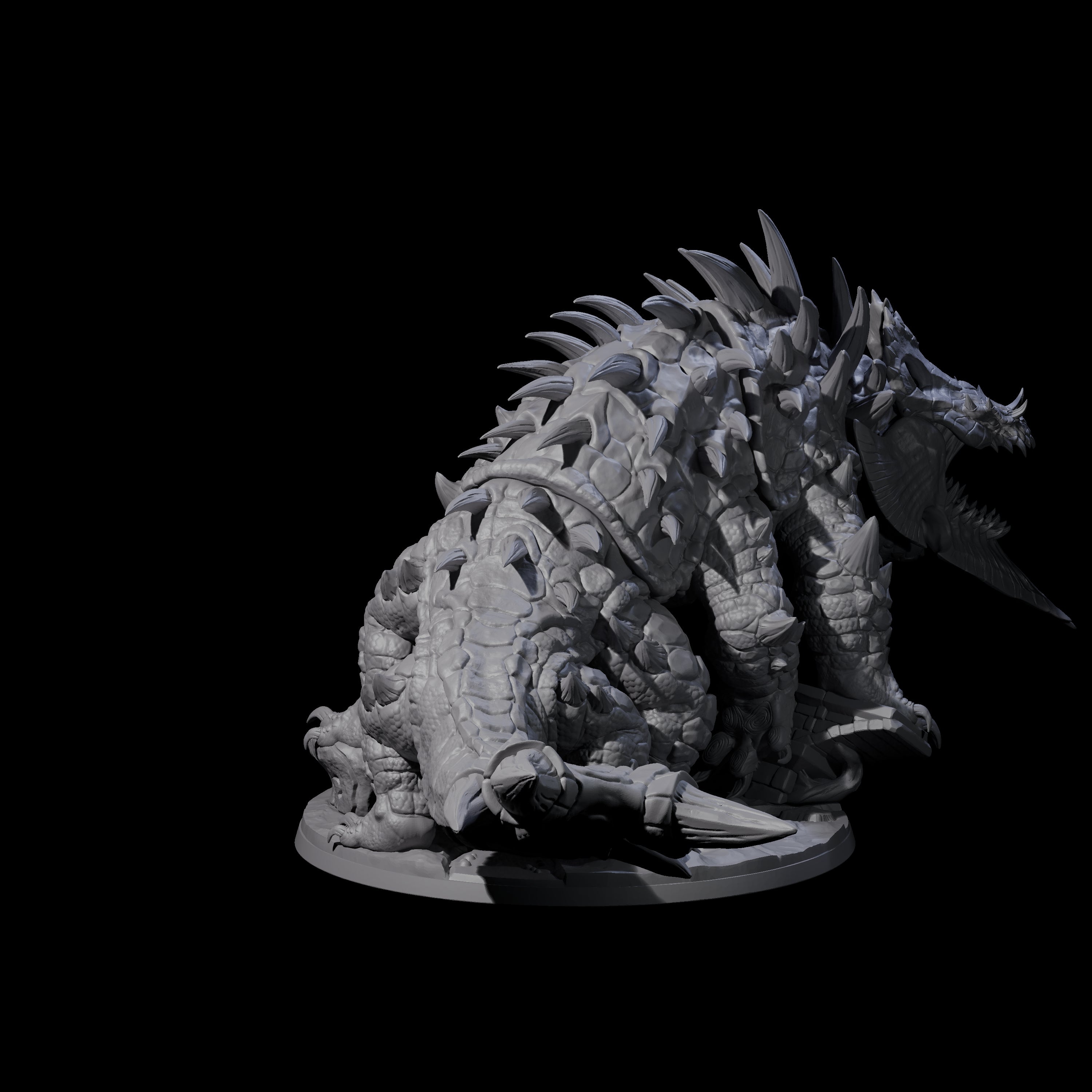 Bearded Basilisk Miniature for Dungeons and Dragons, Pathfinder or other TTRPGs