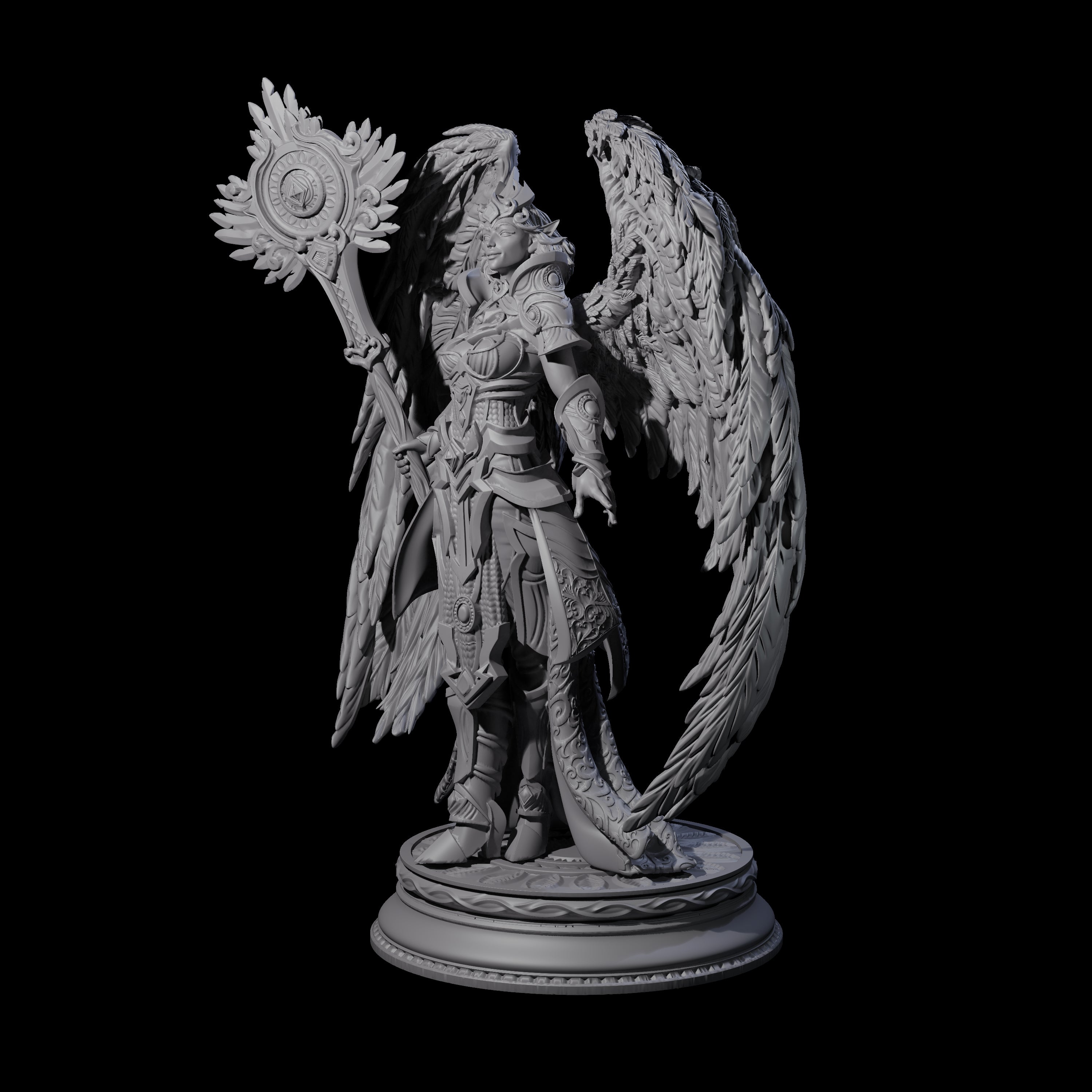 Beautiful Tabellia Miniature for Dungeons and Dragons, Pathfinder or other TTRPGs