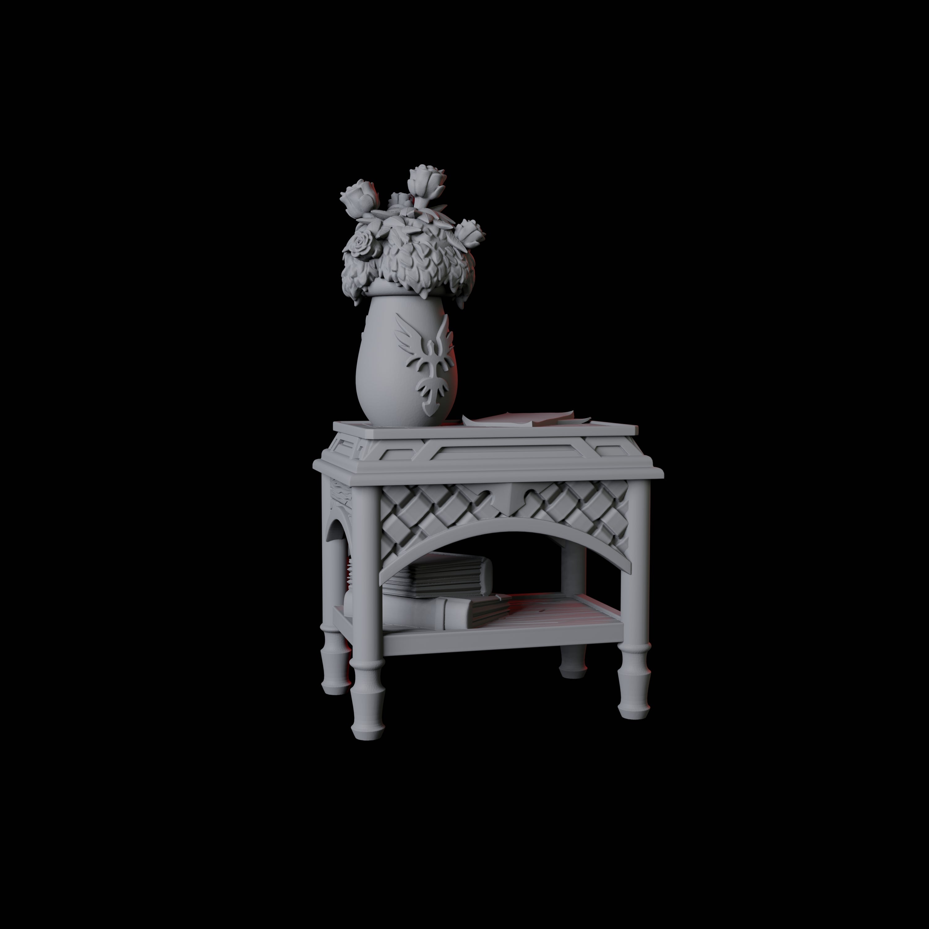 Bedside Table Miniature for Dungeons and Dragons, Pathfinder or other TTRPGs