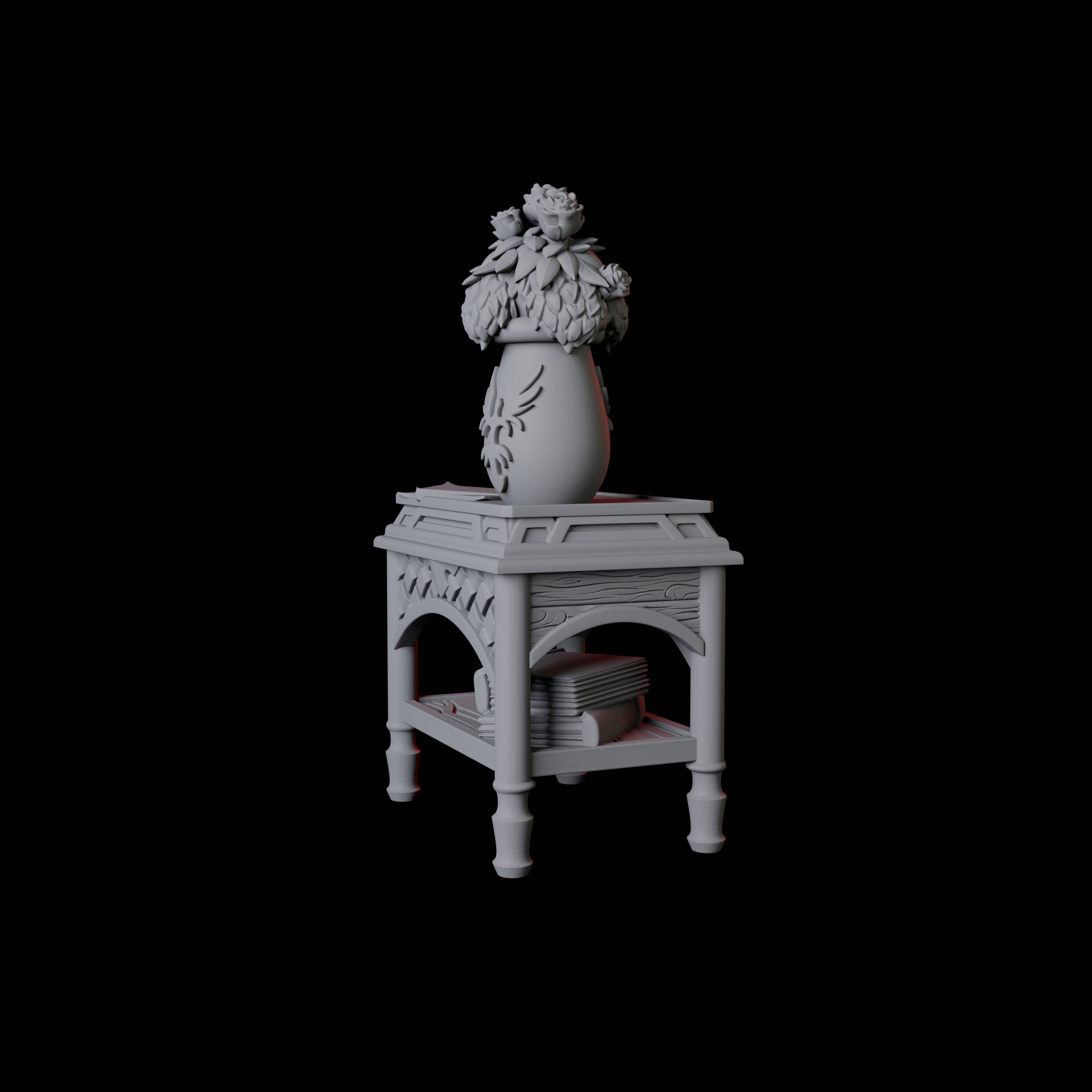 Bedside Table Miniature for Dungeons and Dragons, Pathfinder or other TTRPGs