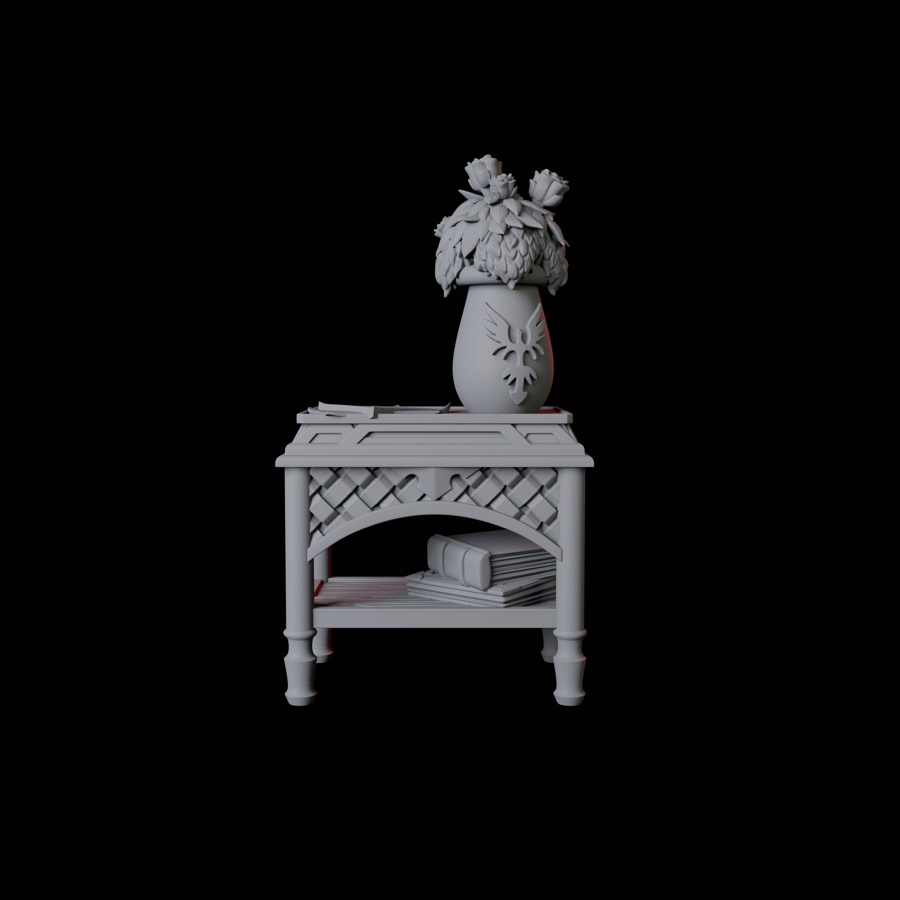 Bedside Table Miniature for Dungeons and Dragons, Pathfinder or other TTRPGs