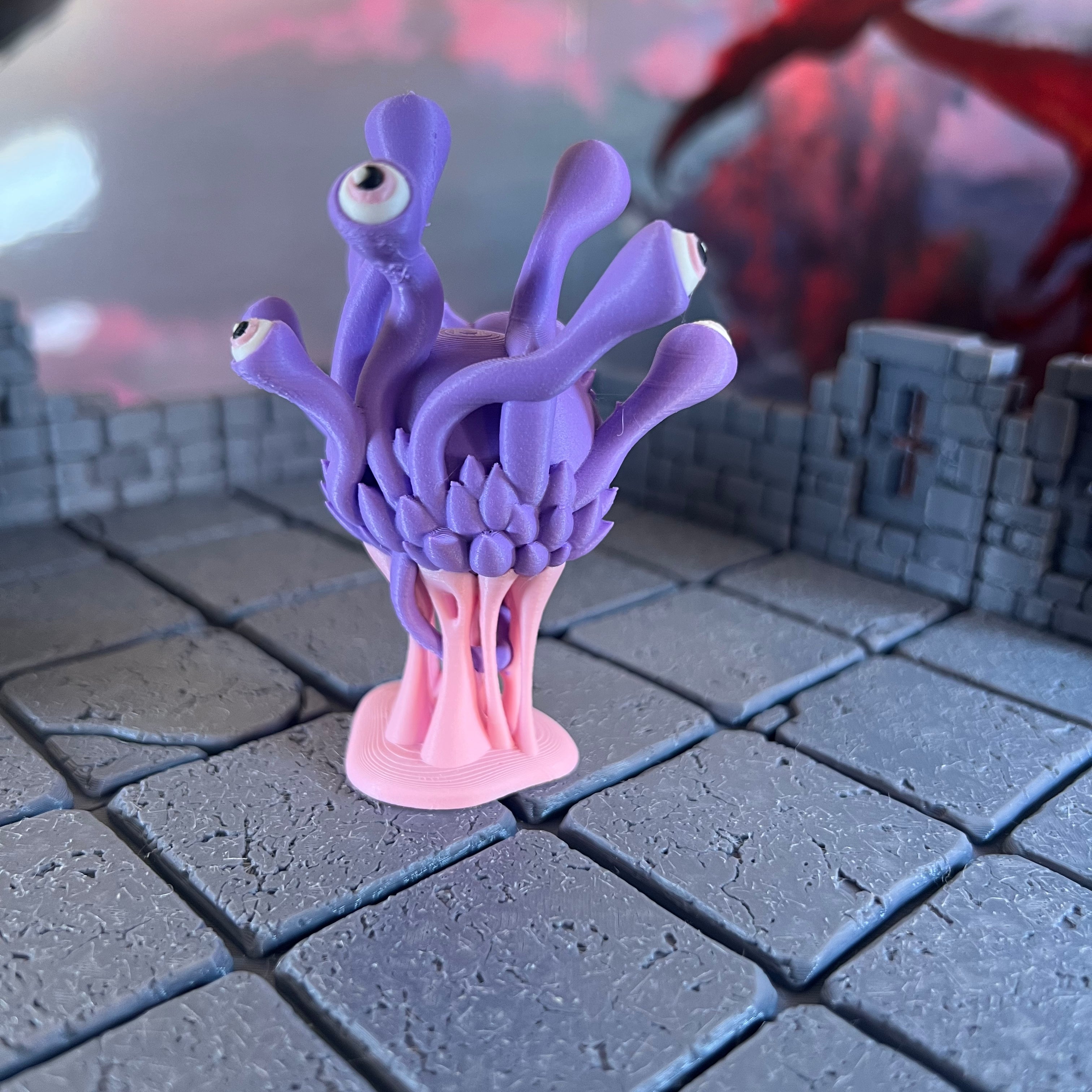 Beholder Multicolour Table Ready Miniature Miniature for Dungeons and Dragons, Pathfinder or other TTRPGs