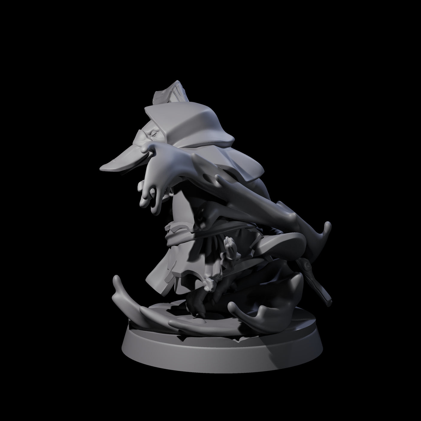 Benedictive Platypus Healer Miniature for Dungeons and Dragons, Pathfinder or other TTRPGs