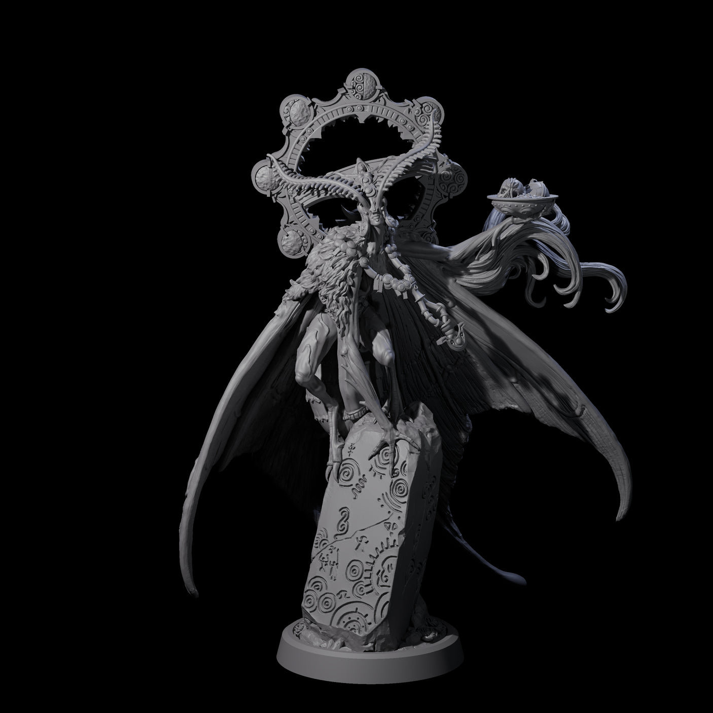 Benevolent Ghaele Azata Miniature for Dungeons and Dragons, Pathfinder or other TTRPGs