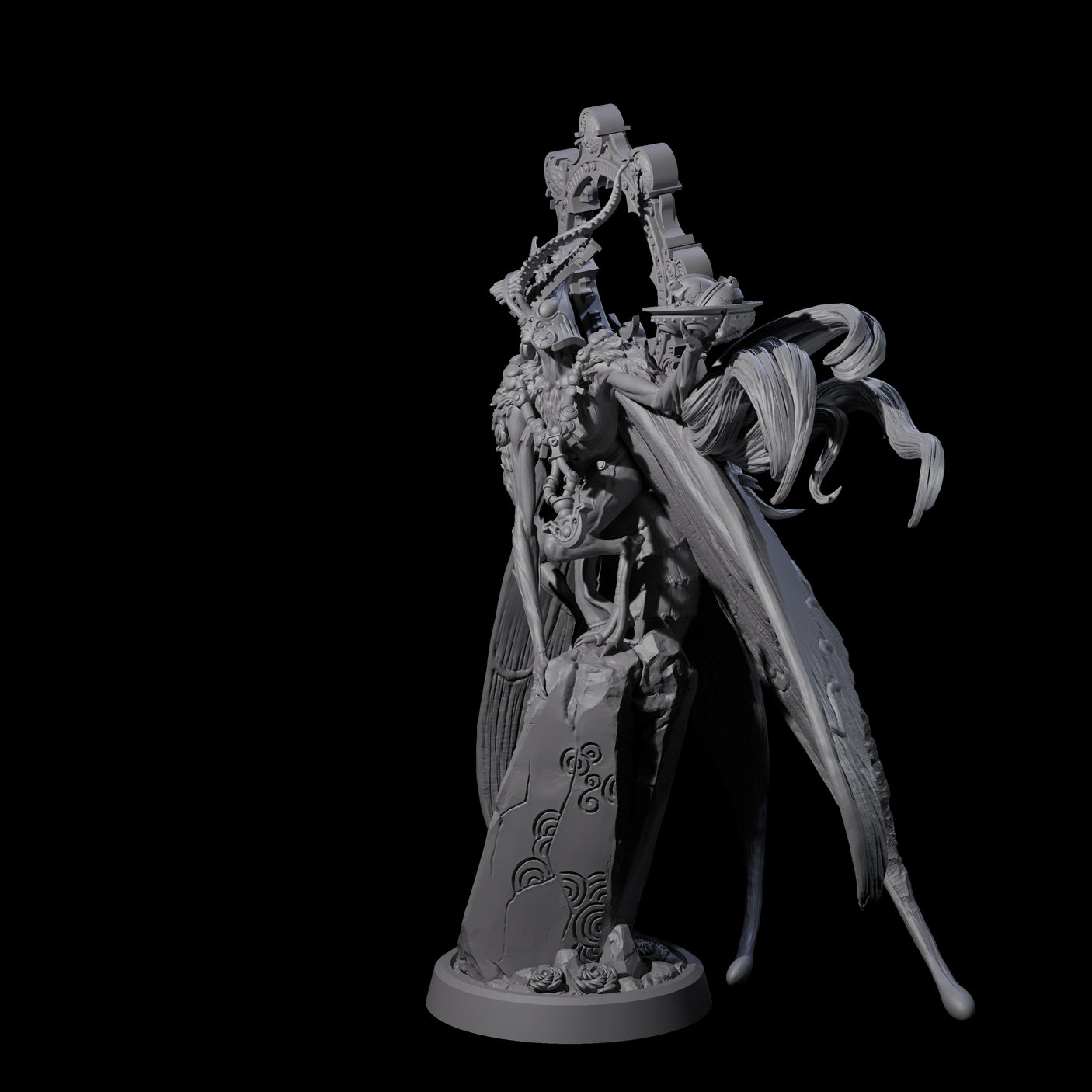 Benevolent Ghaele Azata Miniature for Dungeons and Dragons, Pathfinder or other TTRPGs
