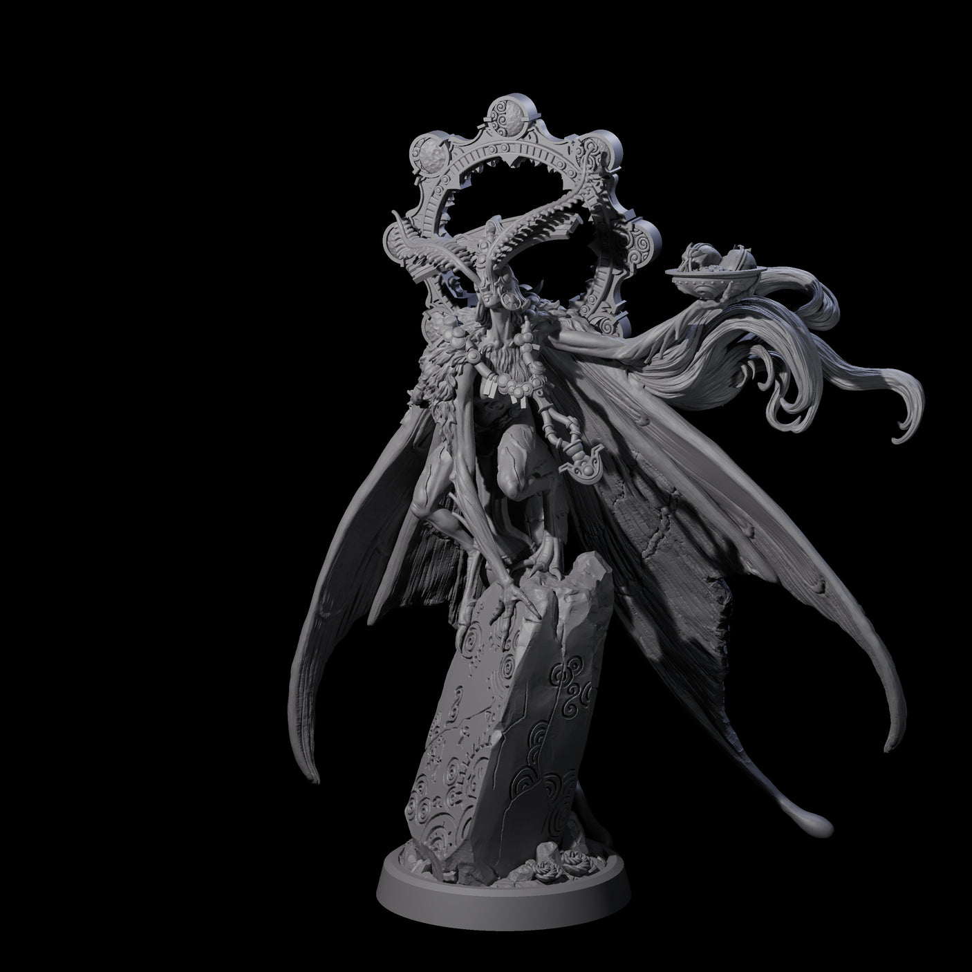 Benevolent Ghaele Azata Miniature for Dungeons and Dragons, Pathfinder or other TTRPGs