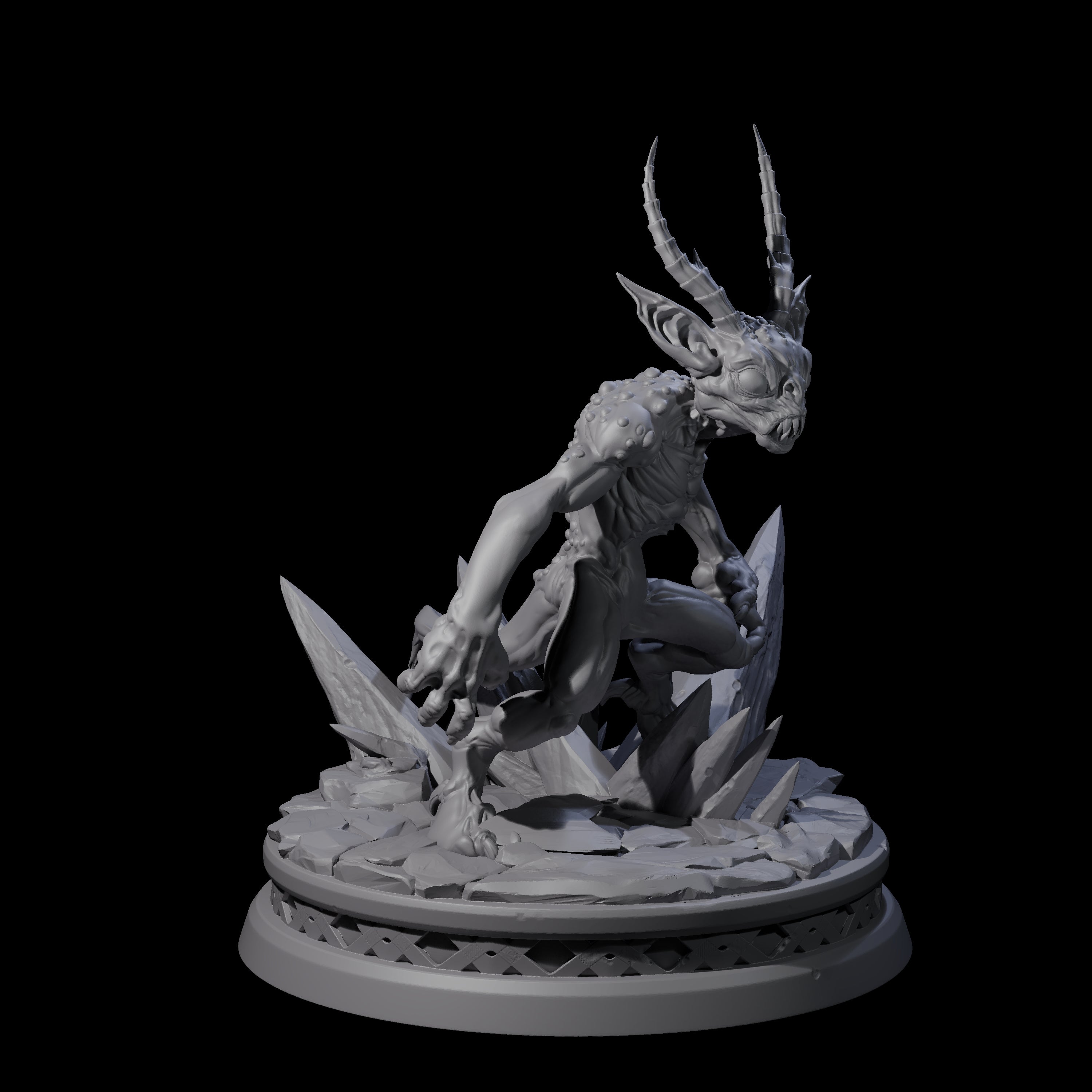 Big Eyed Quasit A Miniature for Dungeons and Dragons, Pathfinder or other TTRPGs