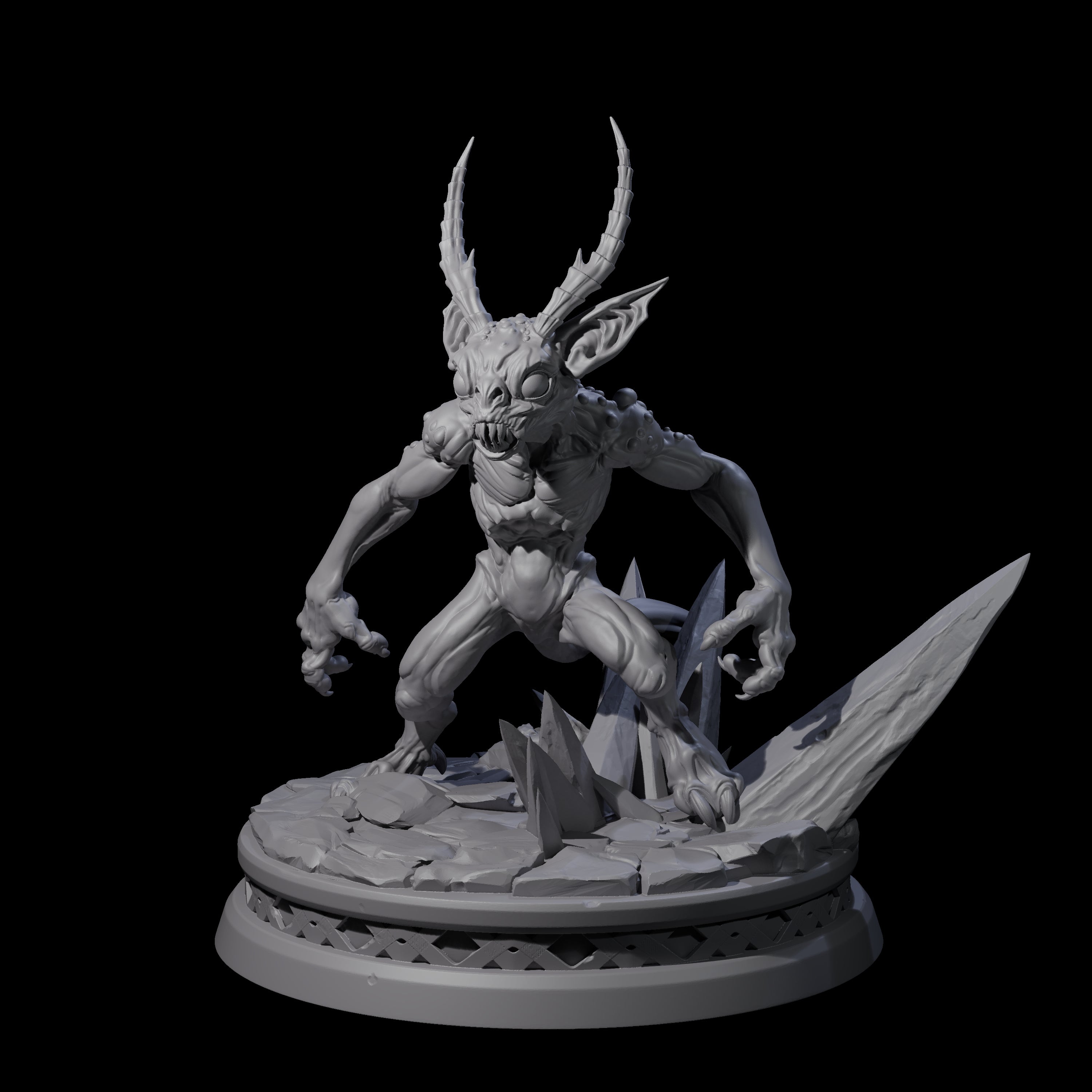 Big Eyed Quasit A Miniature for Dungeons and Dragons, Pathfinder or other TTRPGs