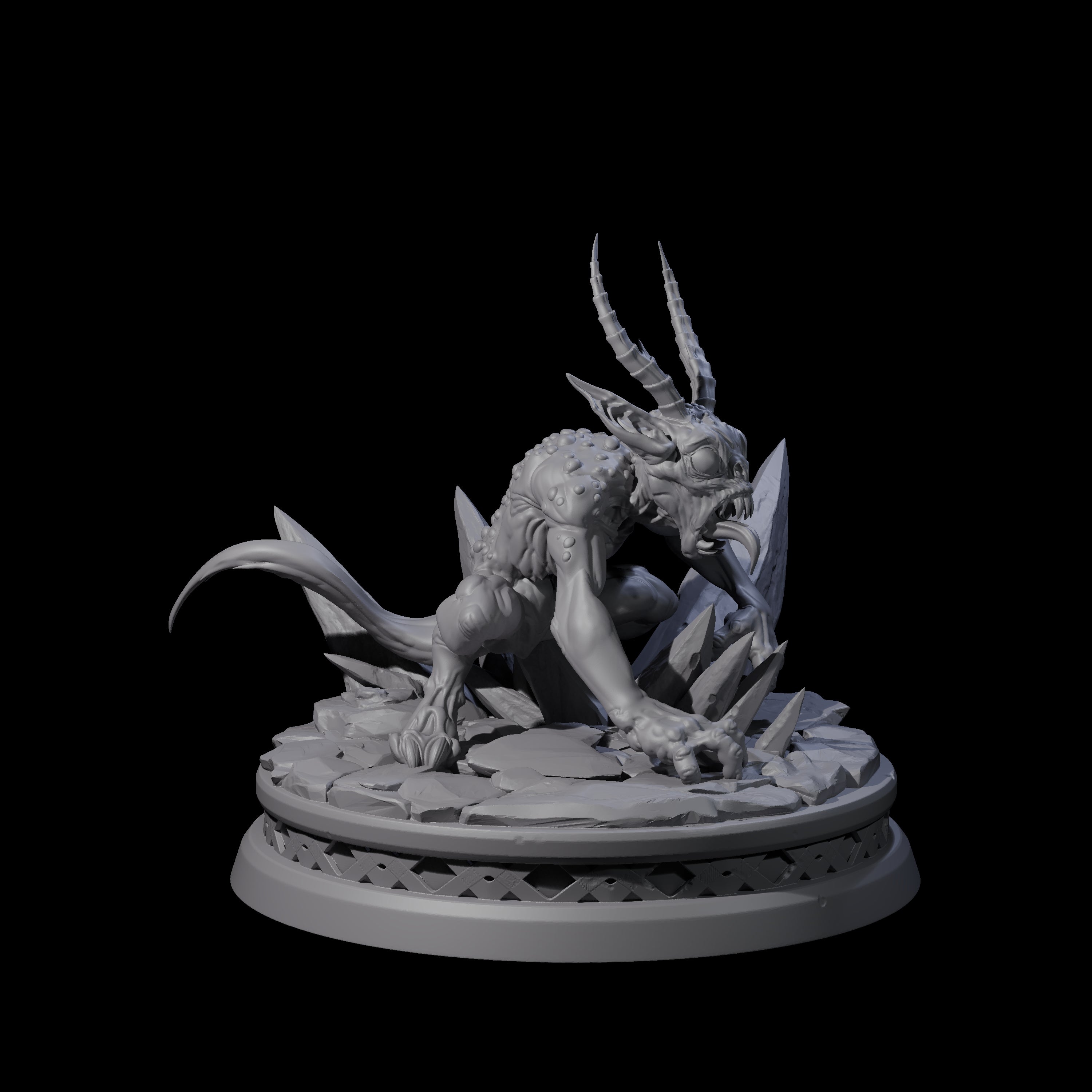 Big Eyed Quasit B Miniature for Dungeons and Dragons, Pathfinder or other TTRPGs