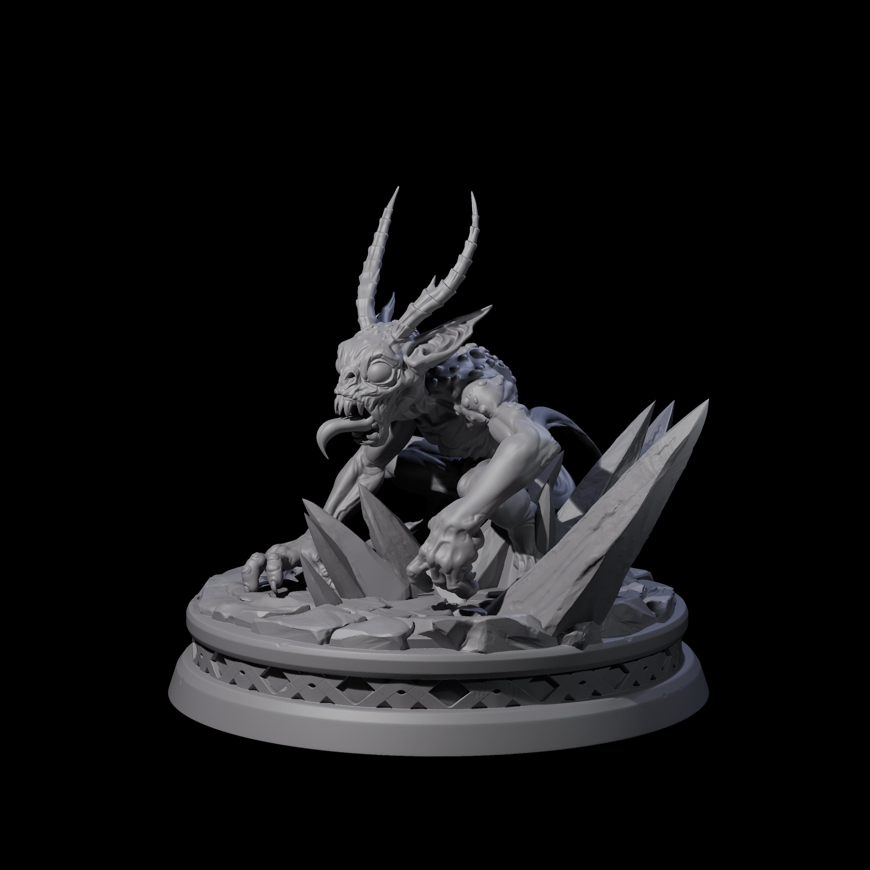 Big Eyed Quasit B Miniature for Dungeons and Dragons, Pathfinder or other TTRPGs