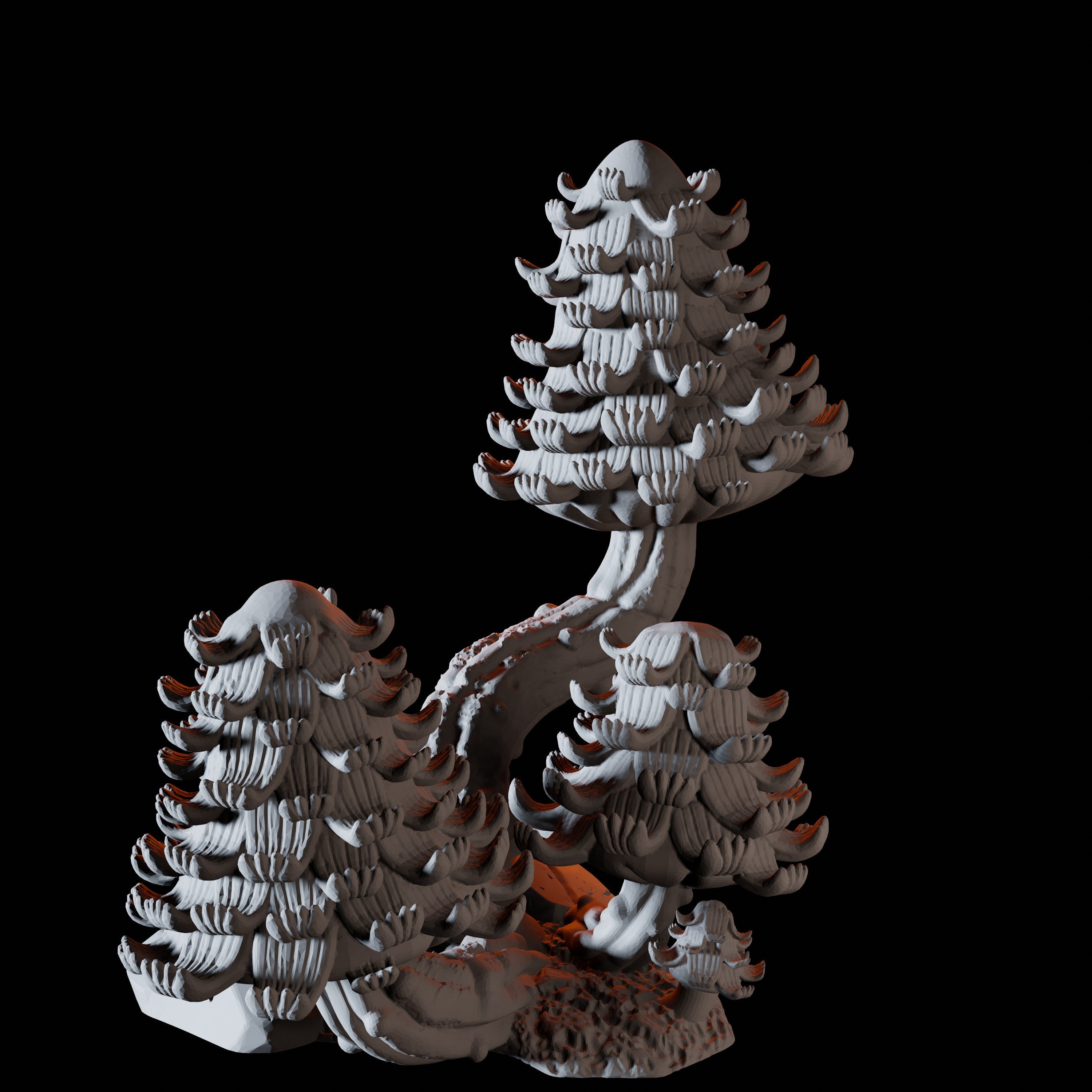 Big Peeled Mushroom Miniature for Dungeons and Dragons, Pathfinder or other TTRPGs