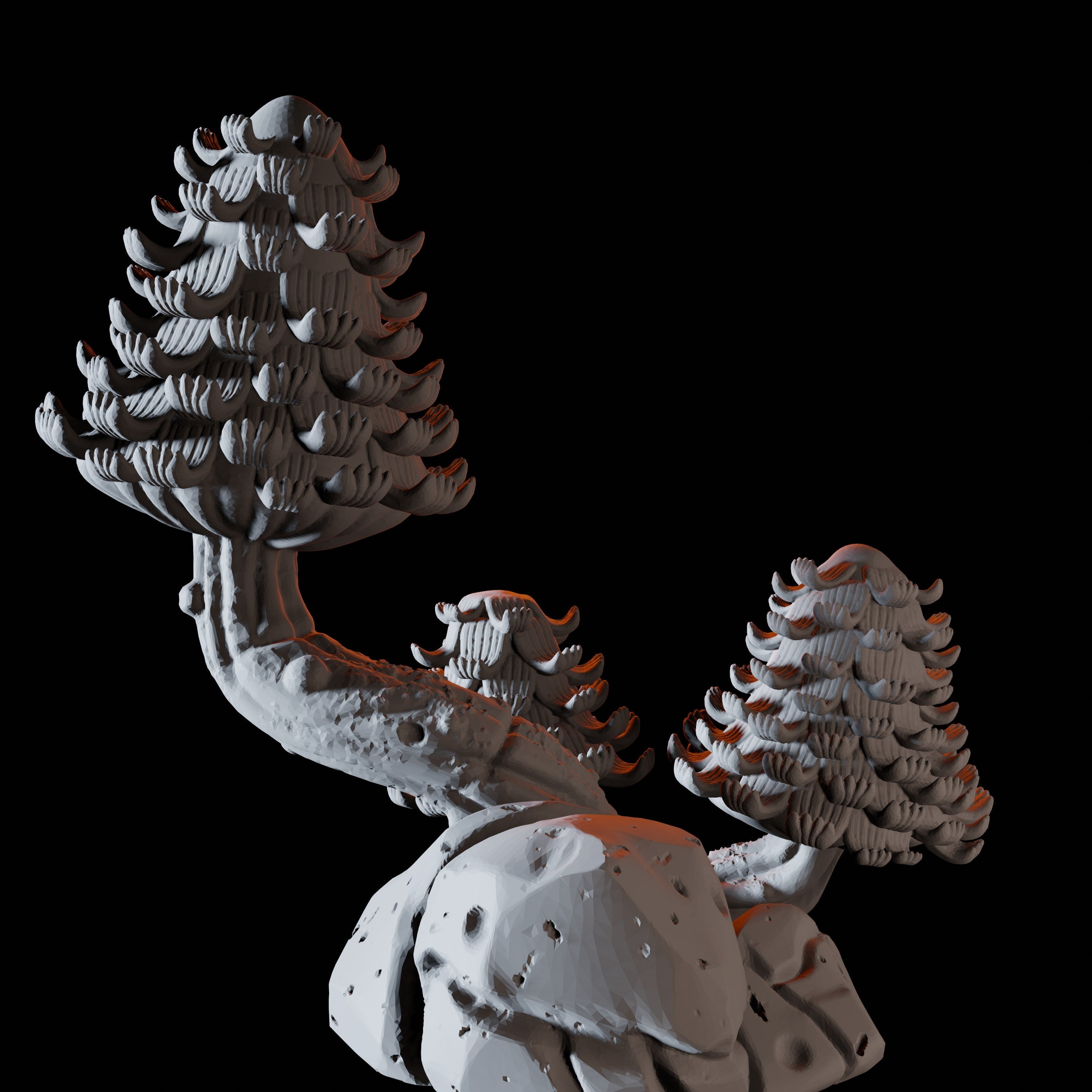 Big Peeled Mushroom Miniature for Dungeons and Dragons, Pathfinder or other TTRPGs