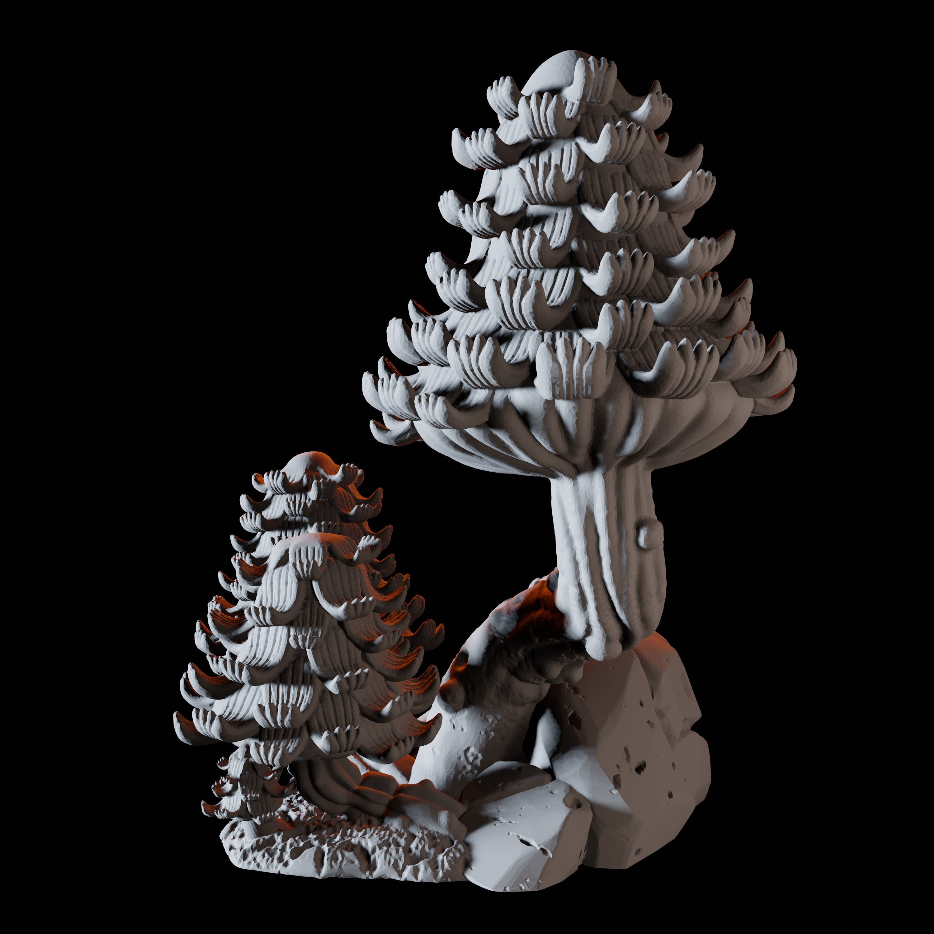 Big Peeled Mushroom Miniature for Dungeons and Dragons, Pathfinder or other TTRPGs