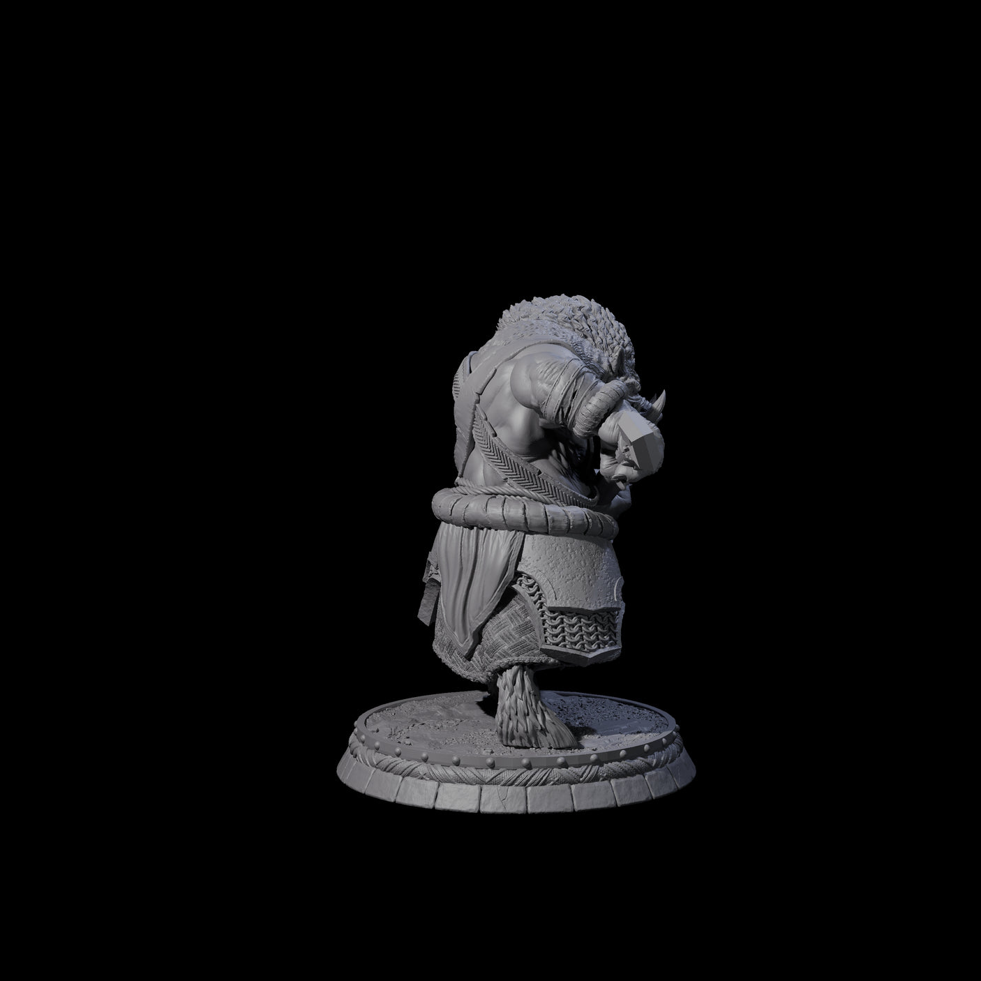 Blackthorn Wereboar A Miniature for Dungeons and Dragons, Pathfinder or other TTRPGs