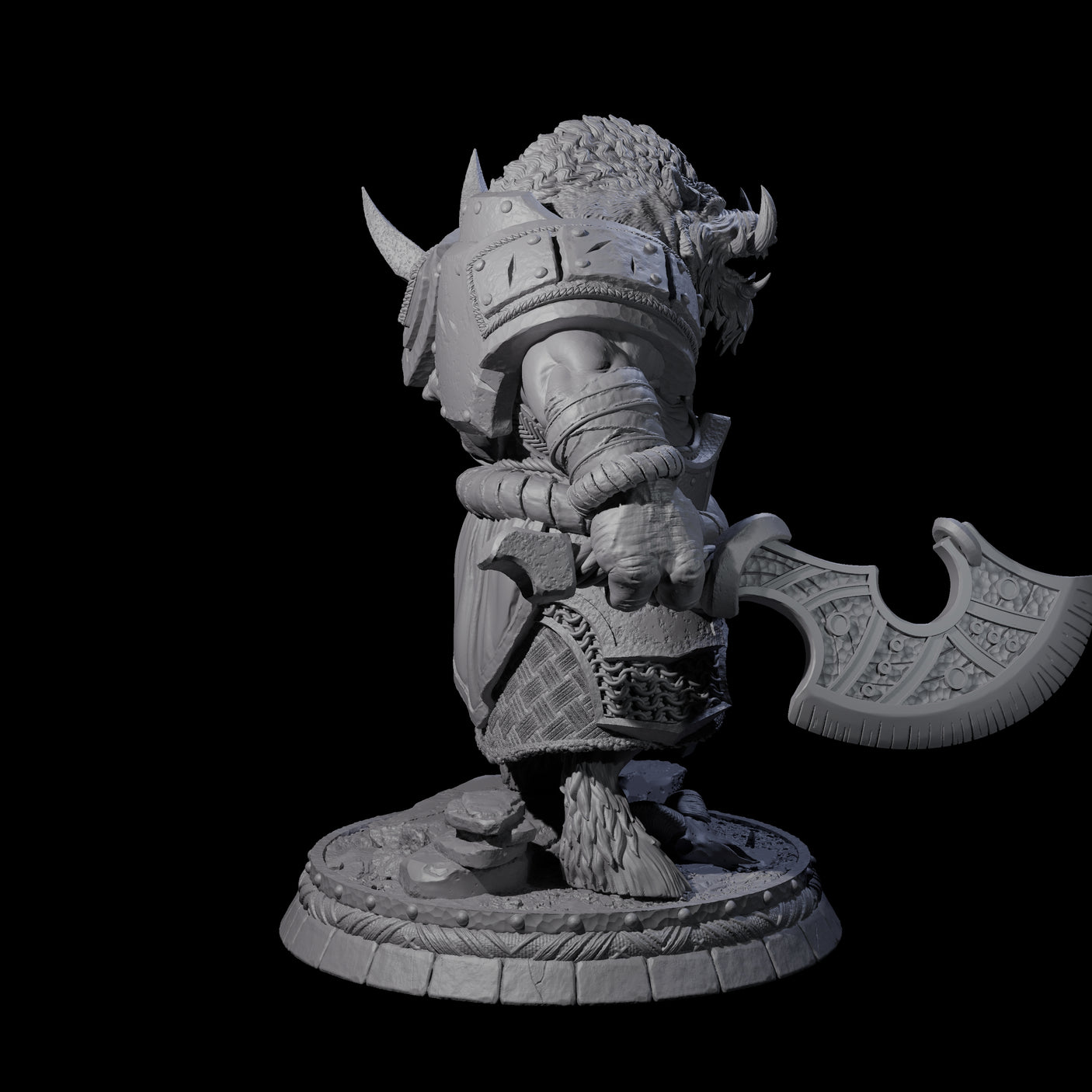 Blackthorn Wereboar B Miniature for Dungeons and Dragons, Pathfinder or other TTRPGs
