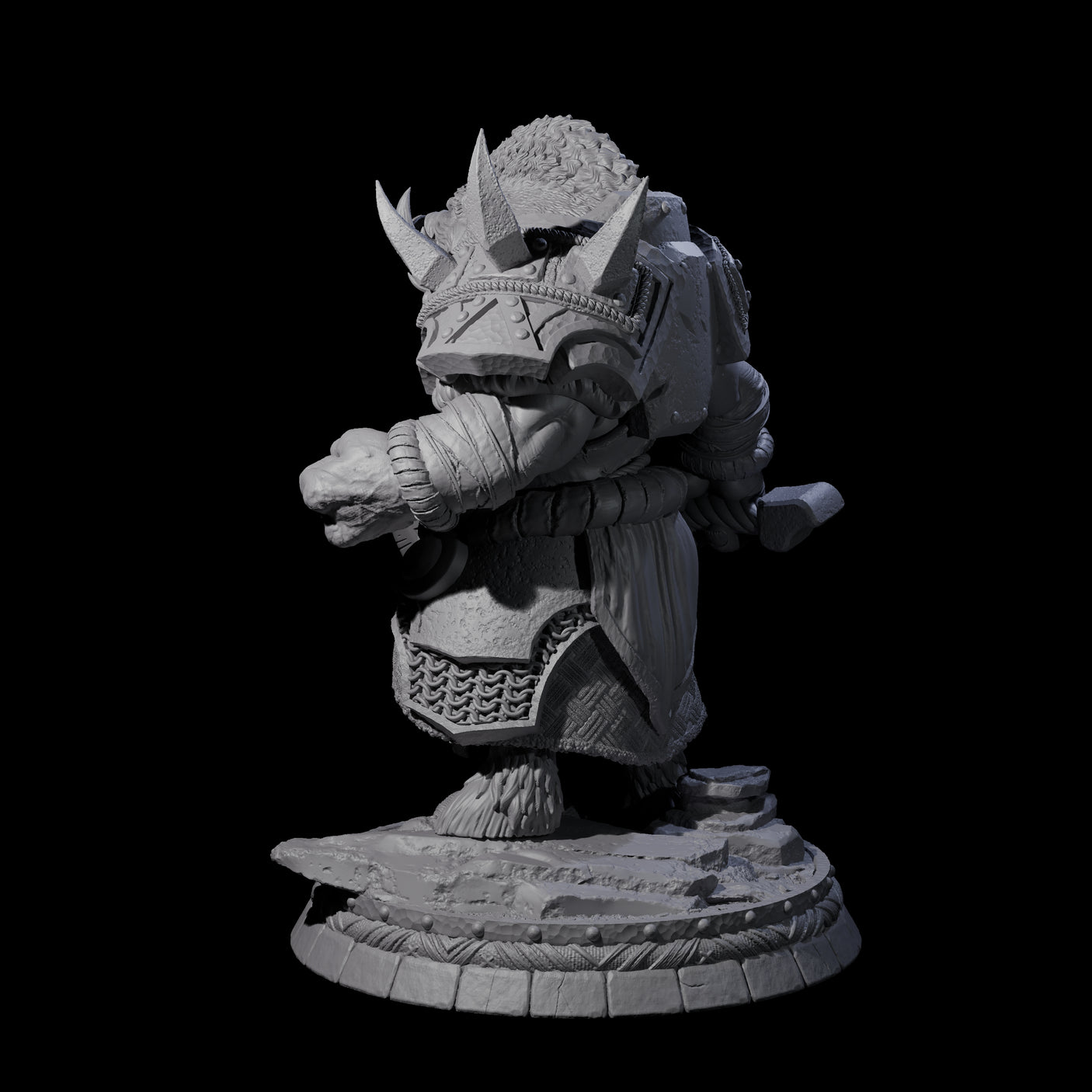 Blackthorn Wereboar B Miniature for Dungeons and Dragons, Pathfinder or other TTRPGs