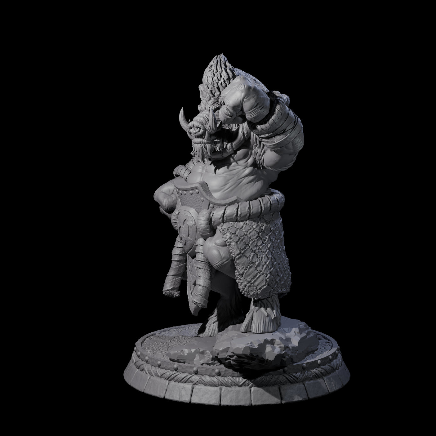 Blackthorn Wereboar C Miniature for Dungeons and Dragons, Pathfinder or other TTRPGs