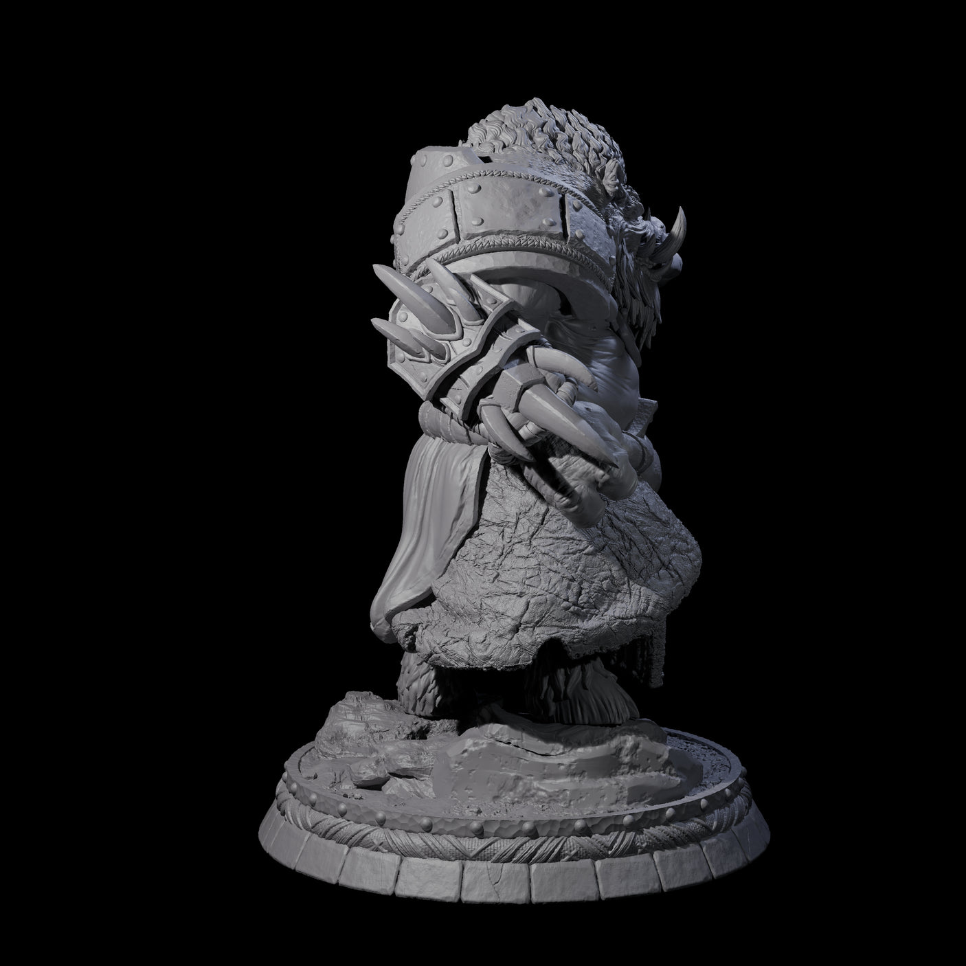Blackthorn Wereboar D Miniature for Dungeons and Dragons, Pathfinder or other TTRPGs