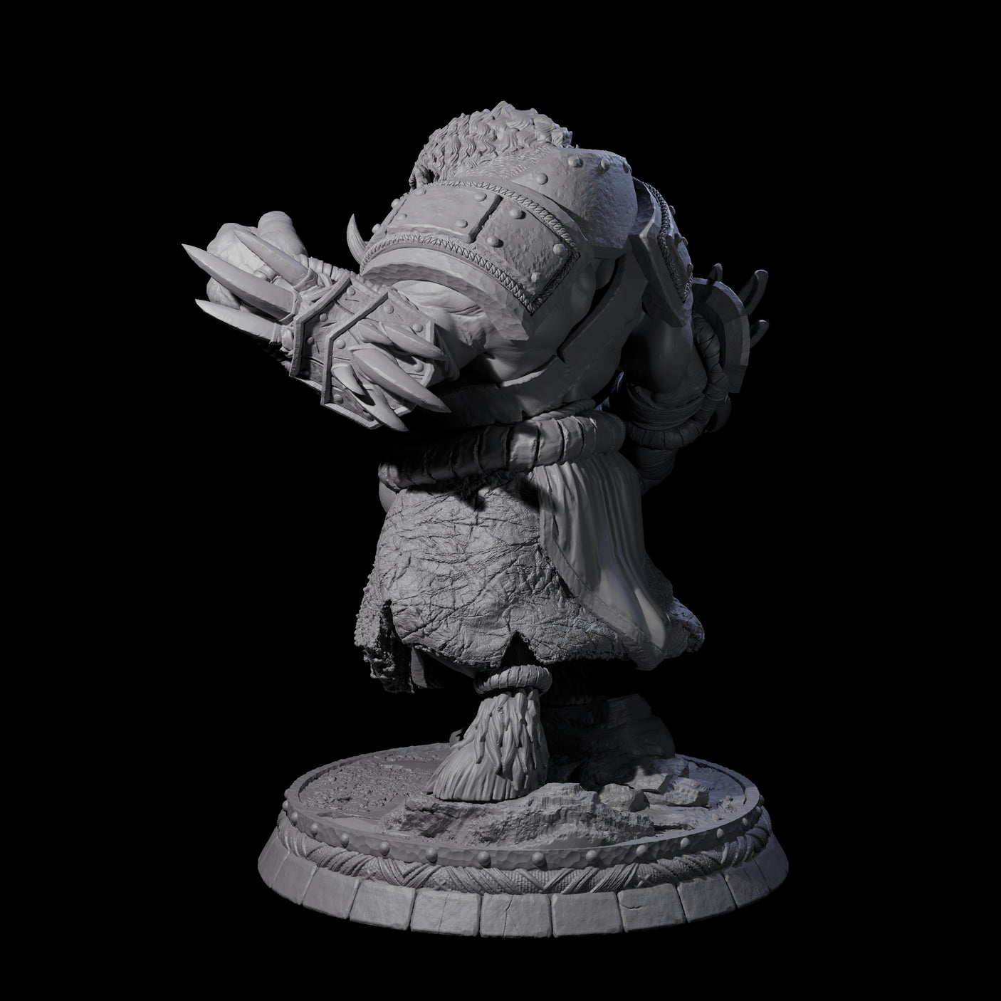 Blackthorn Wereboar D Miniature for Dungeons and Dragons, Pathfinder or other TTRPGs
