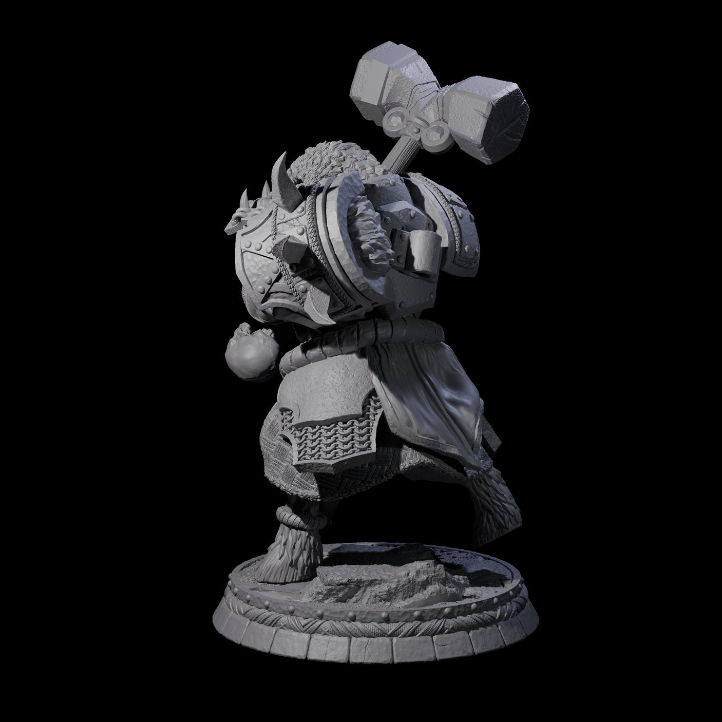 Blackthorn Wereboar F Miniature for Dungeons and Dragons, Pathfinder or other TTRPGs