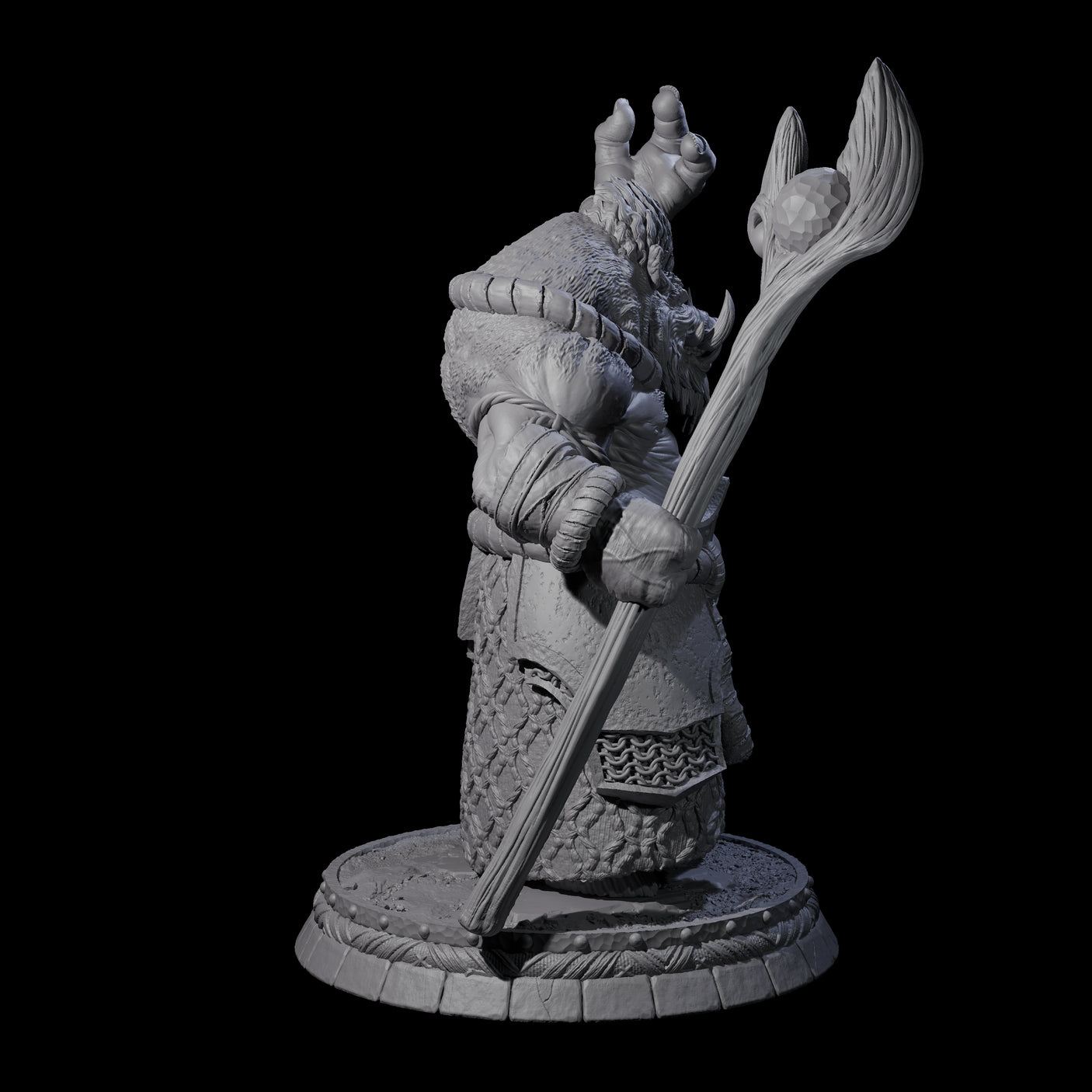 Blackthorn Wereboar G Miniature for Dungeons and Dragons, Pathfinder or other TTRPGs
