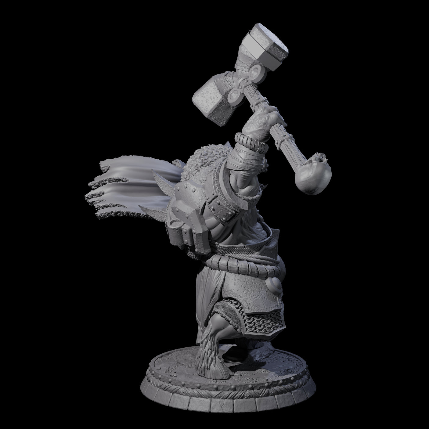 Blackthorn Wereboar H Miniature for Dungeons and Dragons, Pathfinder or other TTRPGs