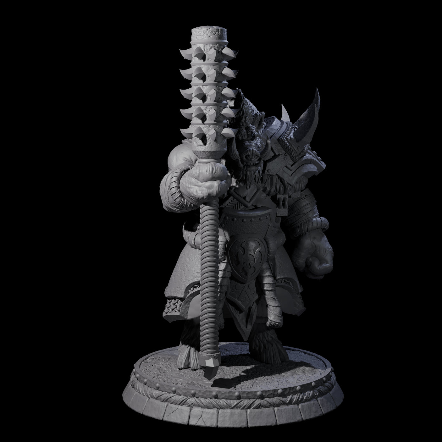 Blackthorn Wereboar J Miniature for Dungeons and Dragons, Pathfinder or other TTRPGs