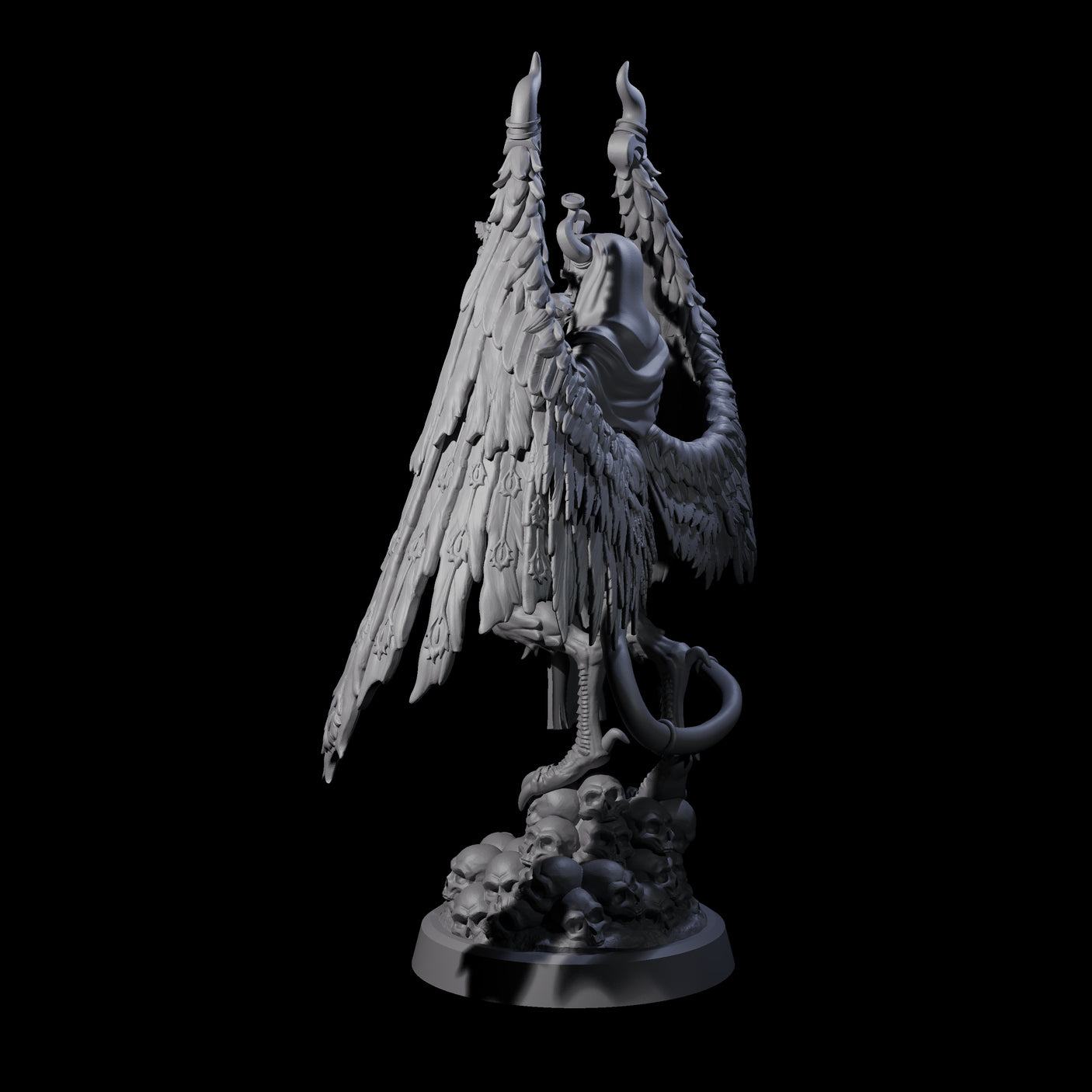 Blasphemous Demon Priestess Miniature for Dungeons and Dragons, Pathfinder or other TTRPGs