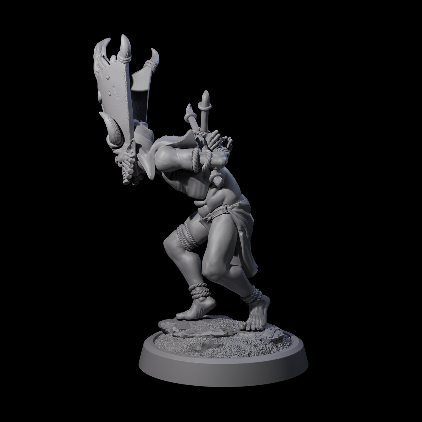 Blasphemous Human Cultist A Miniature for Dungeons and Dragons, Pathfinder or other TTRPGs