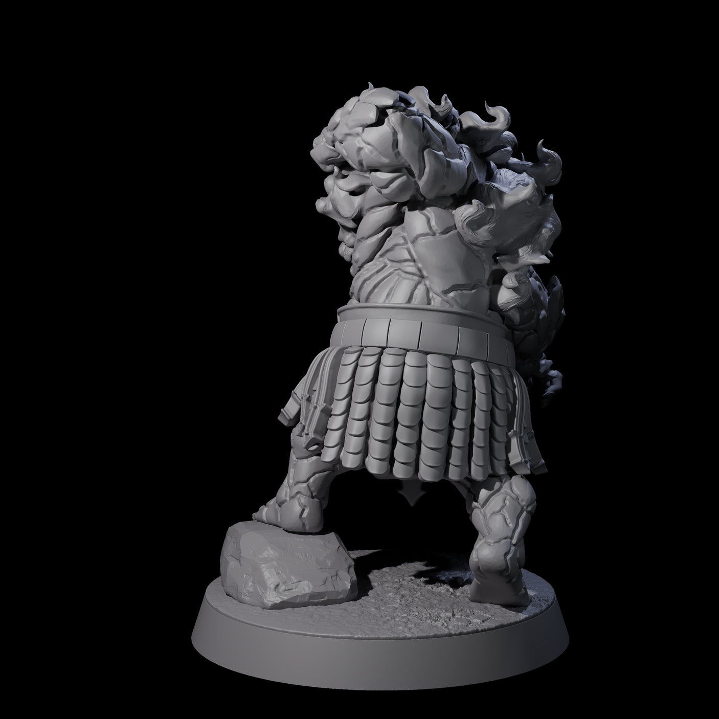Blazing Dwarf Elder D Miniature for Dungeons and Dragons, Pathfinder or other TTRPGs