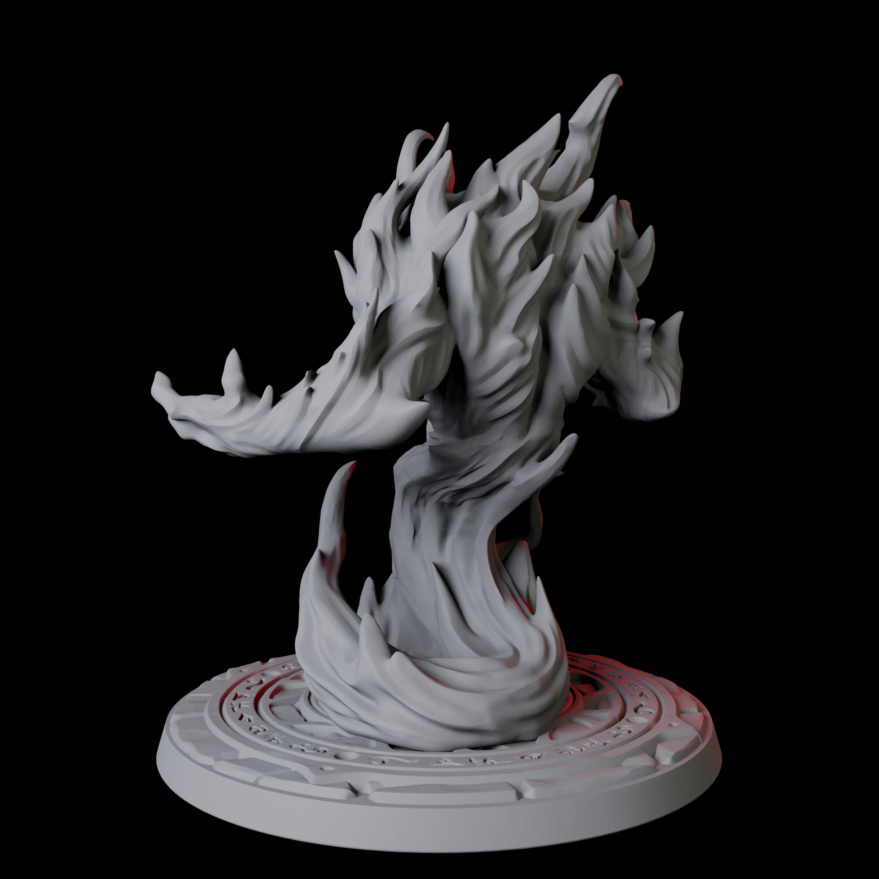 Blazing Fire Elemental Miniature for Dungeons and Dragons, Pathfinder or other TTRPGs