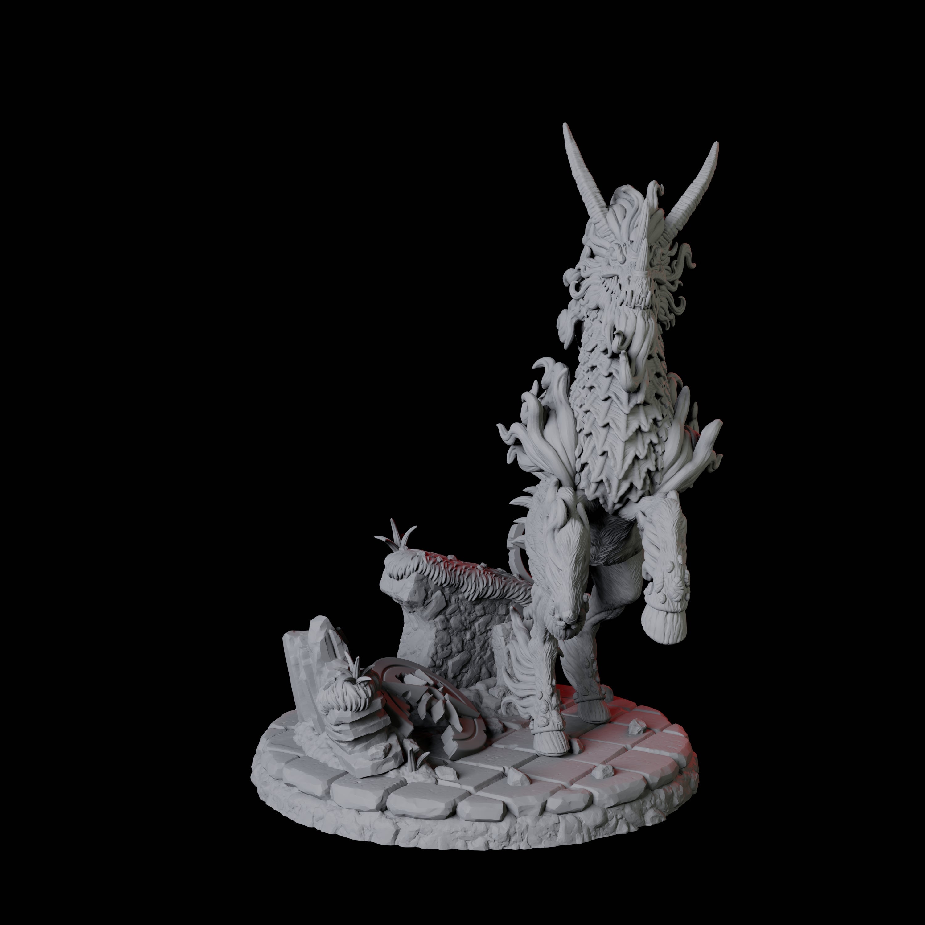 Blazing Nightmare Miniature for Dungeons and Dragons, Pathfinder or other TTRPGs