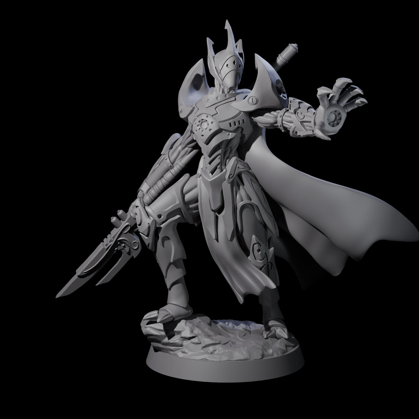 Blessing Warforged Cleric Miniature for Dungeons and Dragons, Pathfinder or other TTRPGs