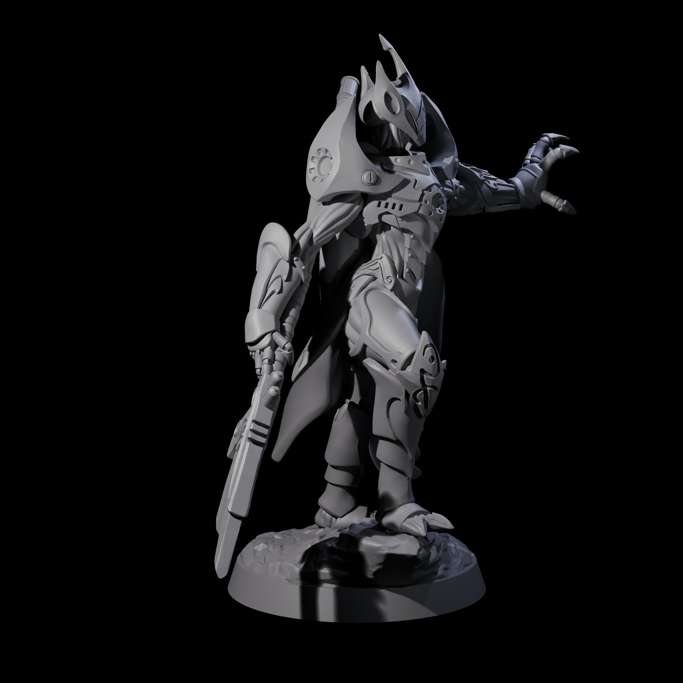 Blessing Warforged Cleric Miniature for Dungeons and Dragons, Pathfinder or other TTRPGs